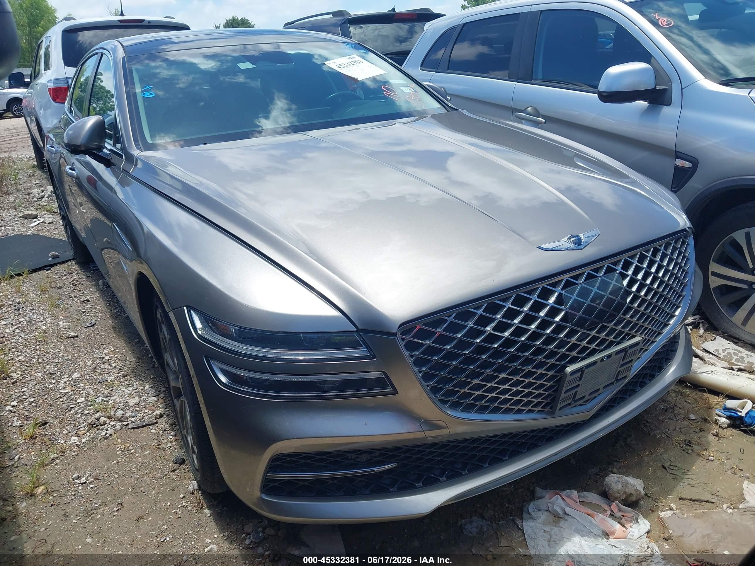 2021 Genesis G80 2.5T, VIN KMTGB4SC9MU077084 — Normal wear