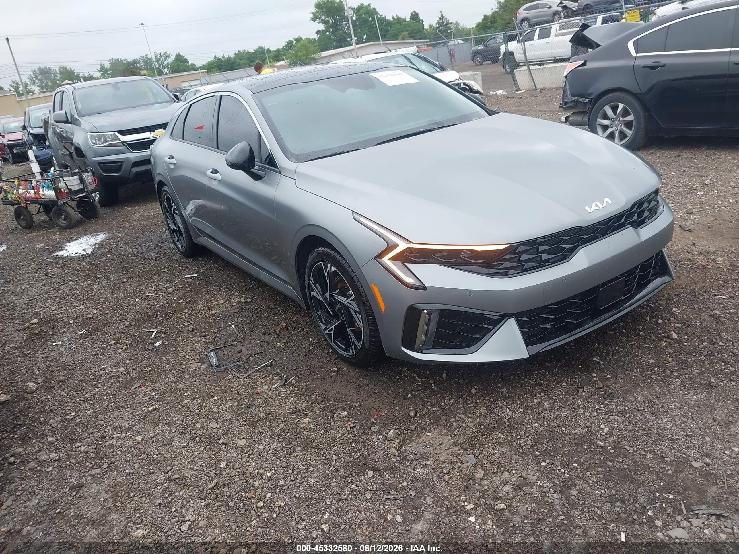 2025 Kia K5 GT-Line, VIN KNAG64J76S5367651 — Rear end