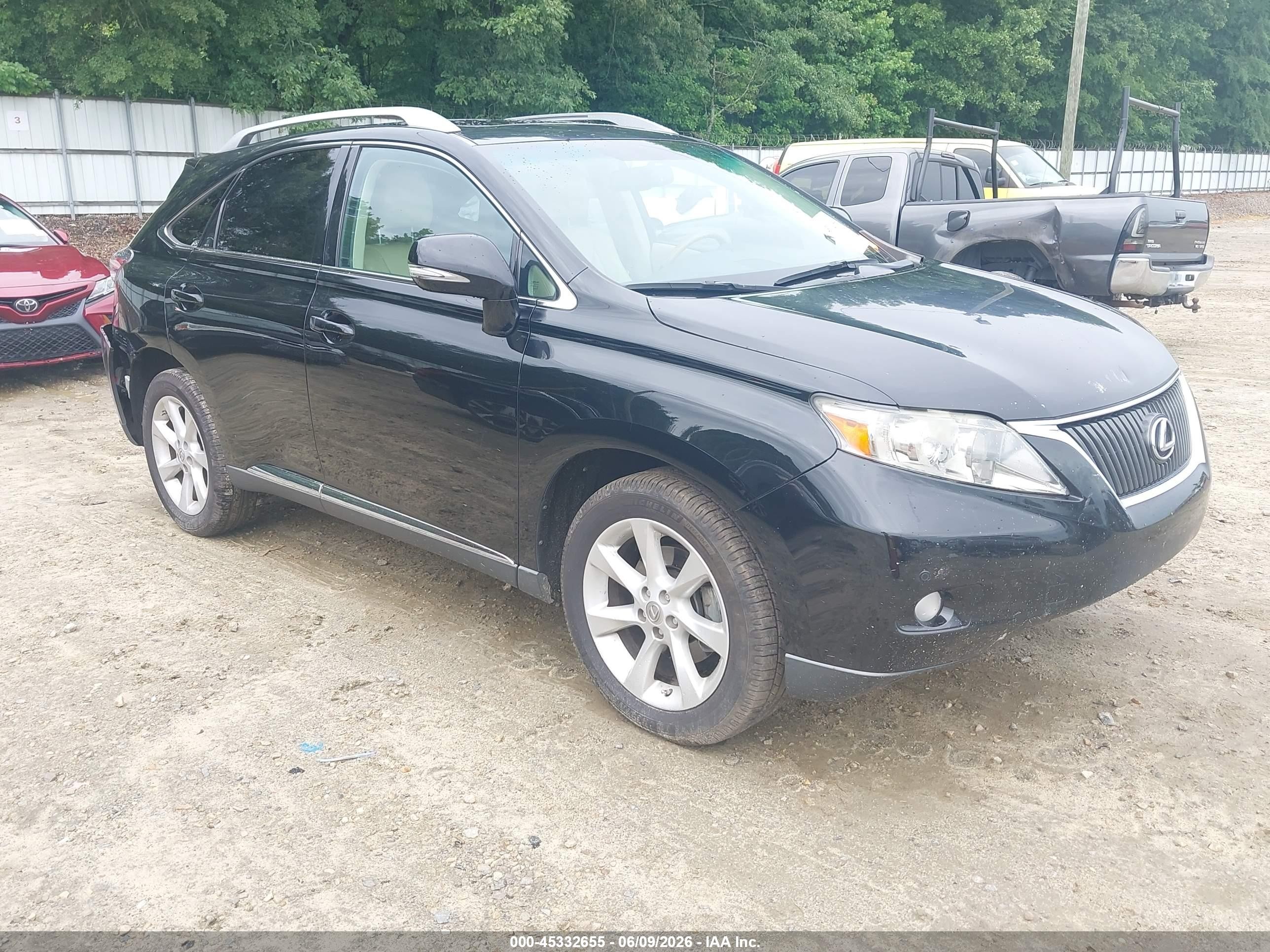 2010 Lexus RX 350, VIN 2T2ZK1BA0AC026887 — Rear end