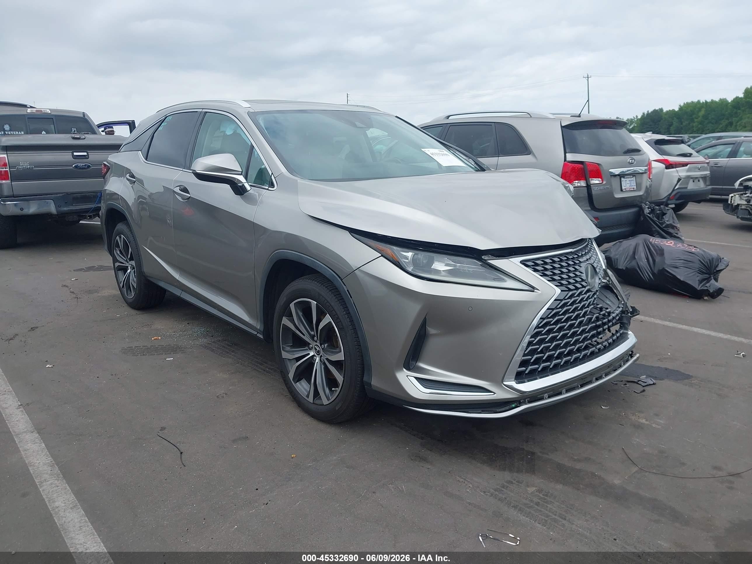 2020 Lexus RX 350, VIN 2T2HZMAA2LC162547 — Перед