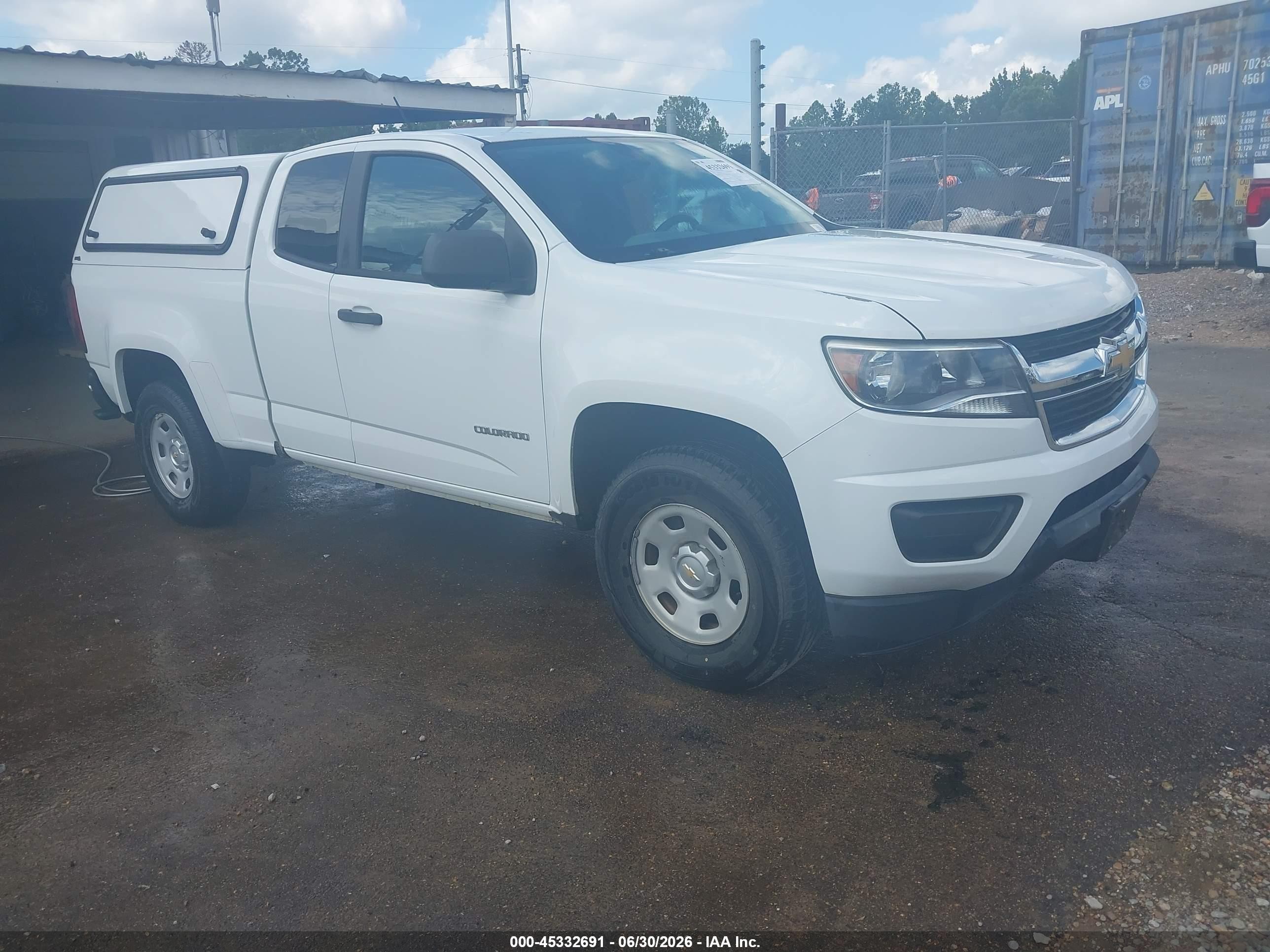 2016 Chevrolet Colorado 2WD WT, VIN 1GCHSBEA7G1226311 — Normal wear