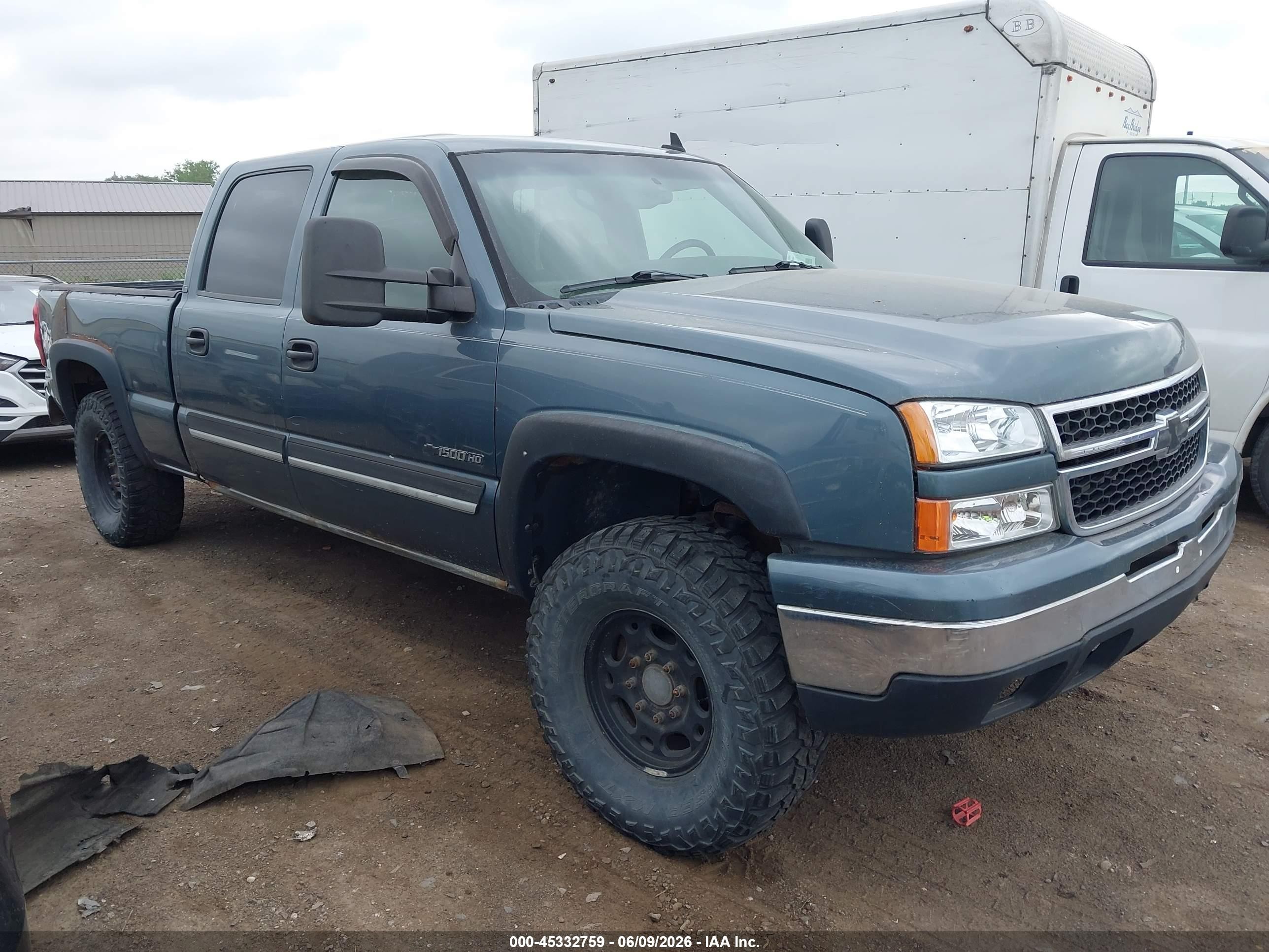 2006 Chevrolet Silverado 1500HD LT2, VIN 1GCGK13U56F196228 — Обычный износ