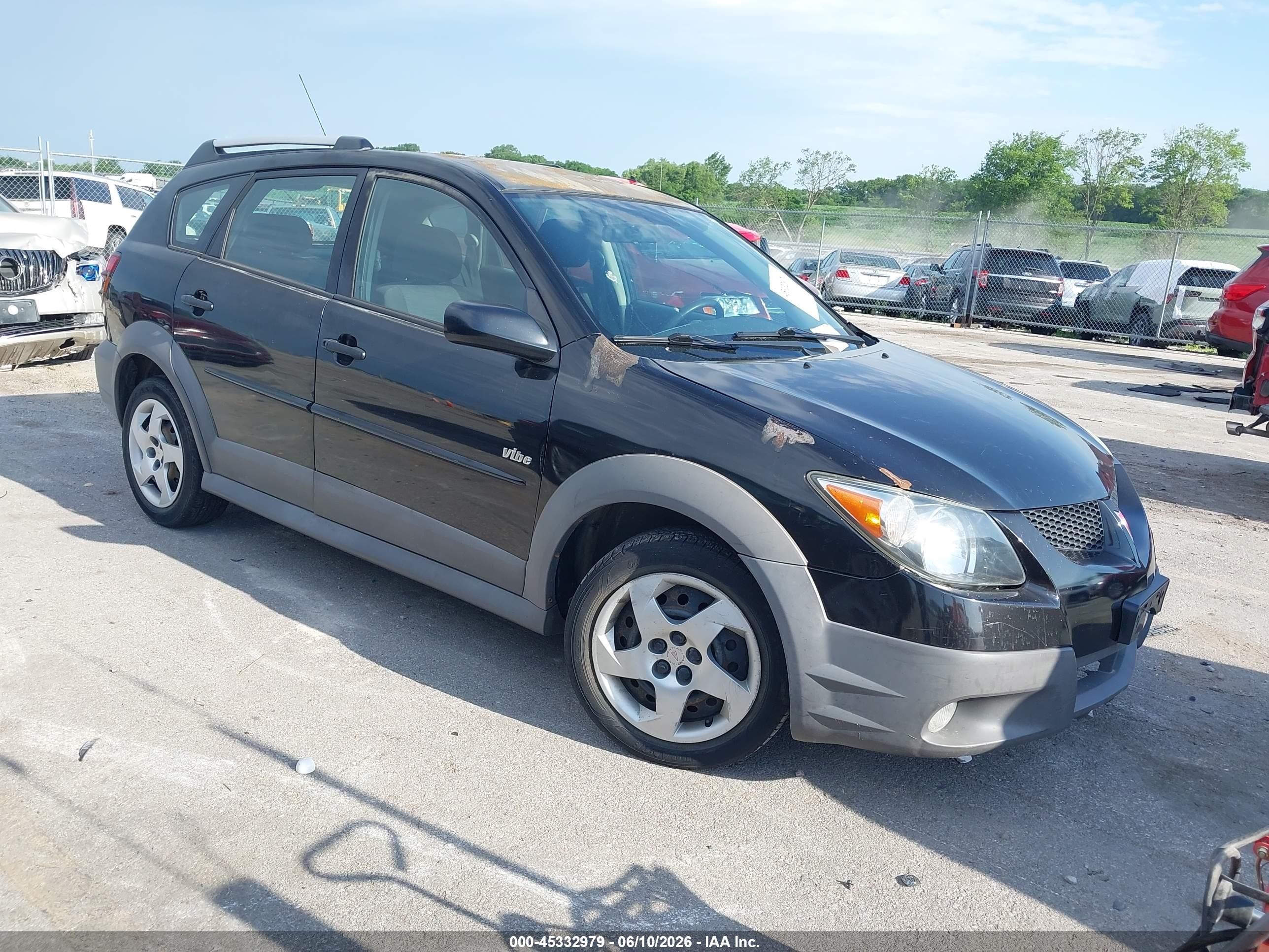 2006 Pontiac Vibe, VIN 5Y2SL65876Z434390 — Hail