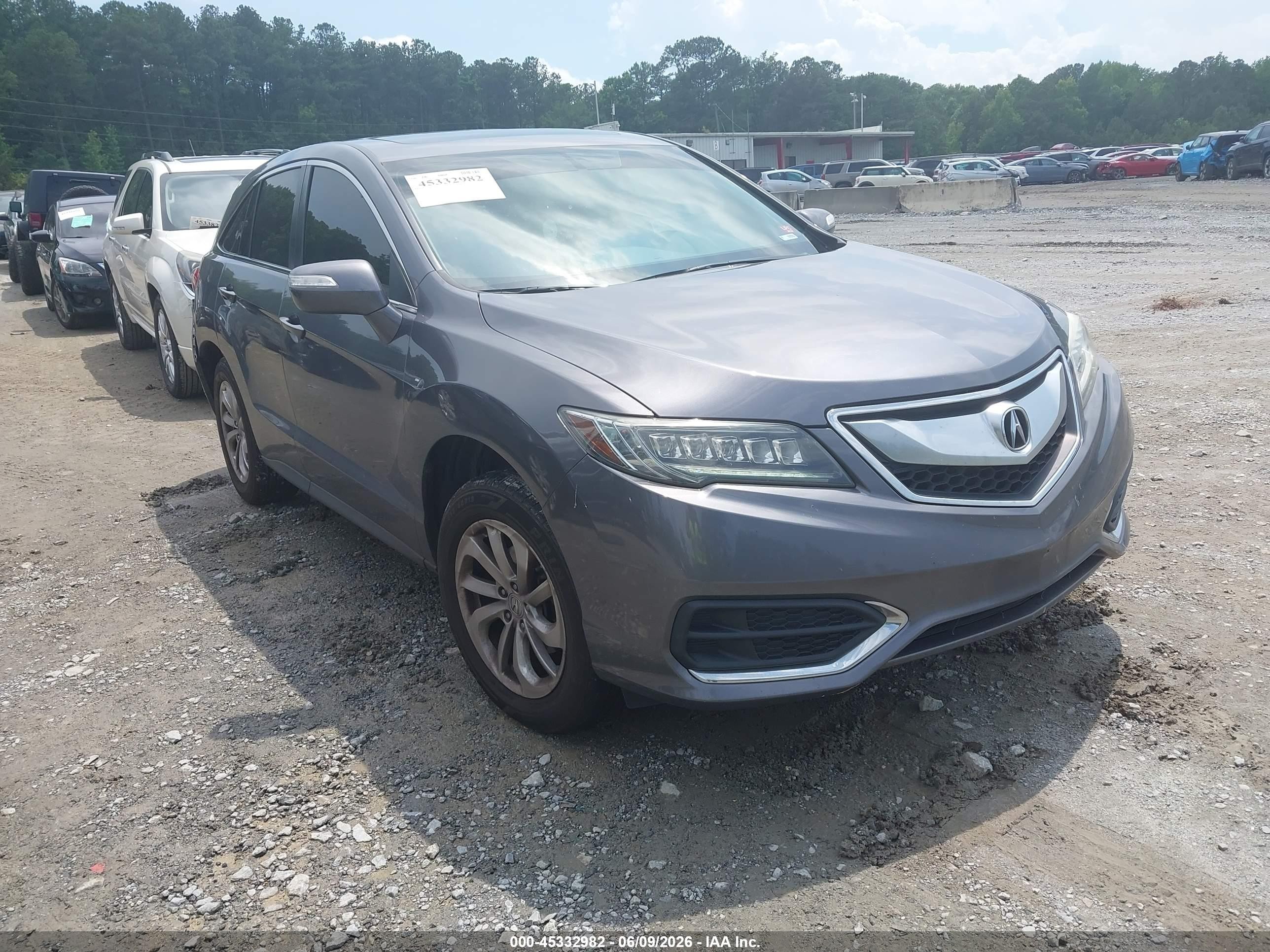 2017 Acura RDX, VIN 5J8TB4H31HL017155 — Rear end