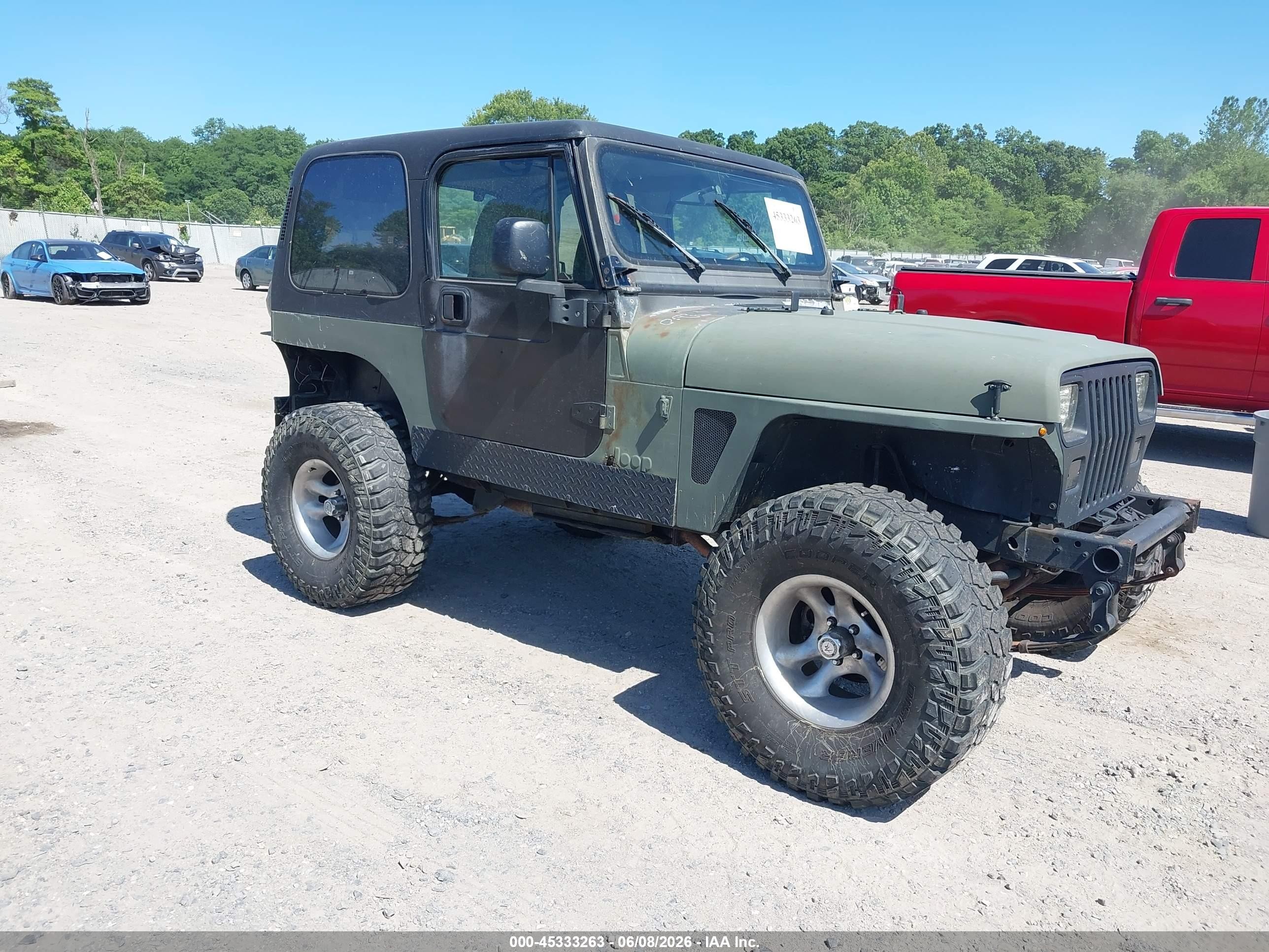 1991 Jeep Wrangler, VIN 2J4FY49S8MJ110135 — Normal wear