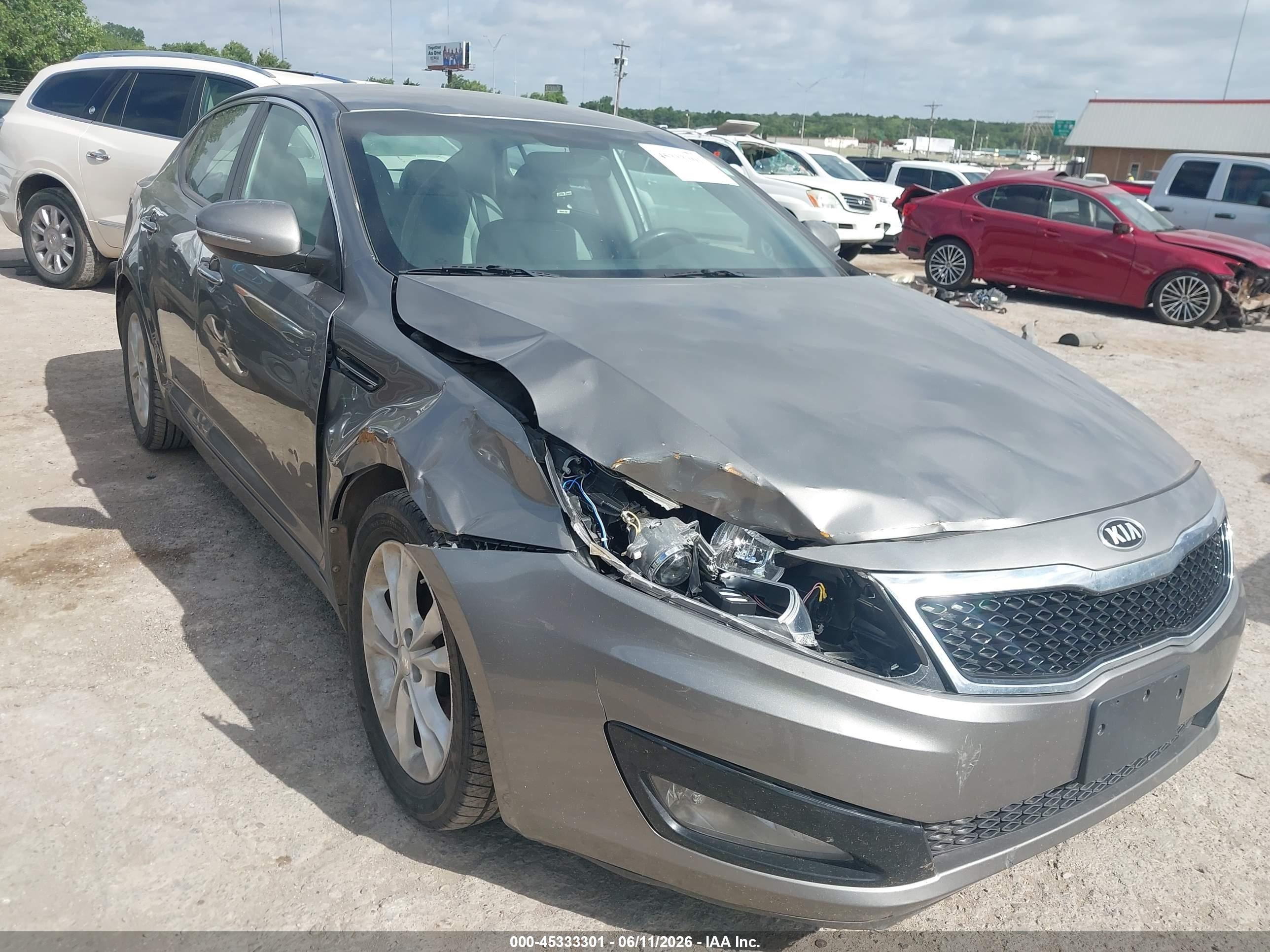 2013 Kia Optima LX, VIN 5XXGM4A77DG150813 — Hail