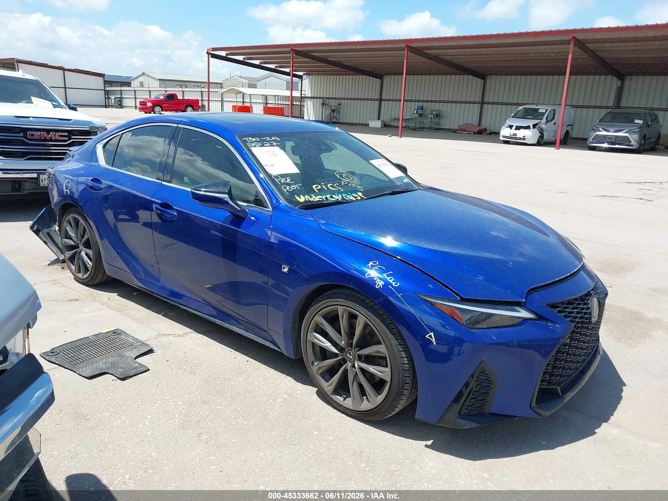 2022 Lexus IS 350 F Sport, VIN JTHGZ1B24N5050112 — Rear end