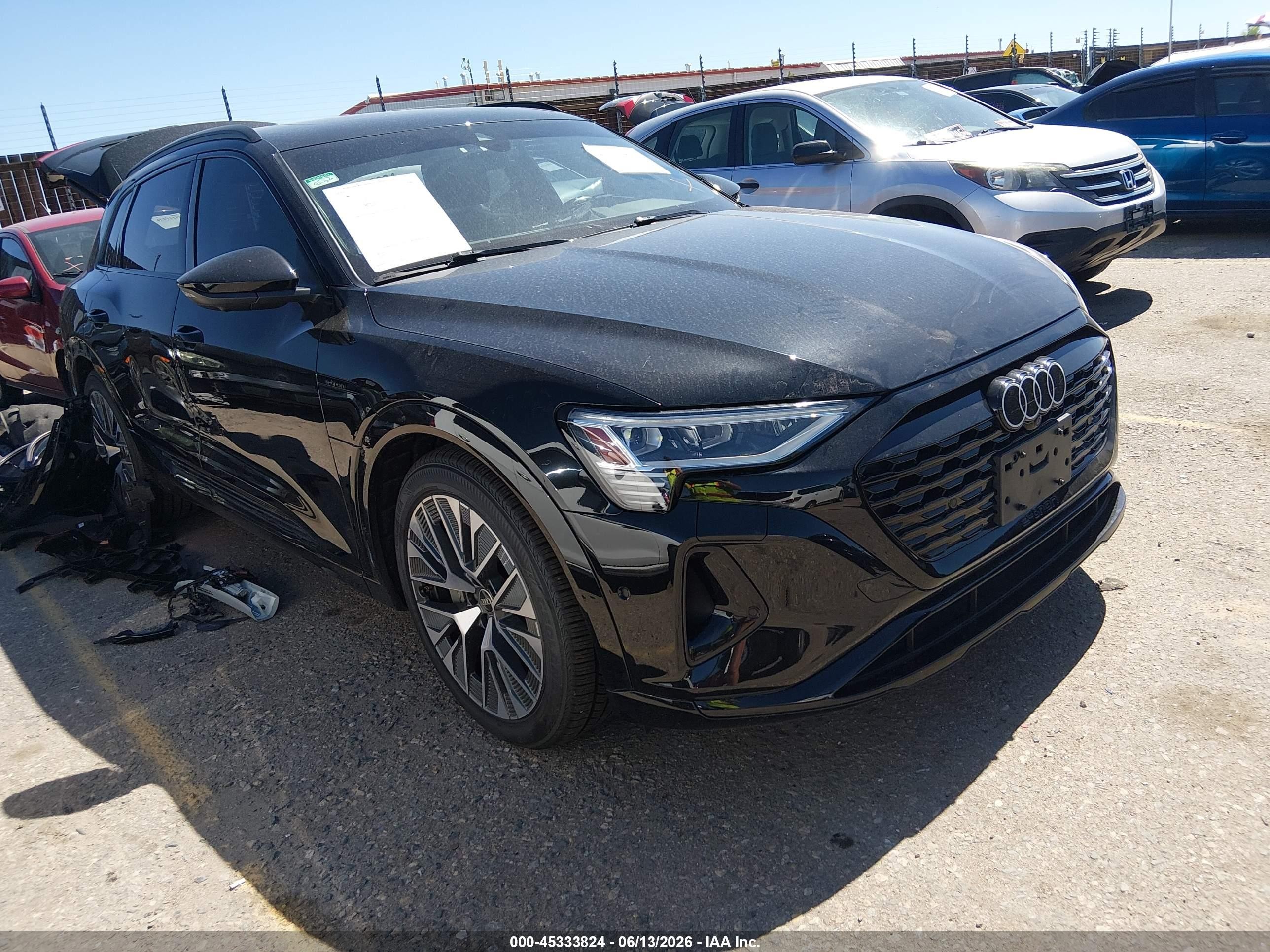 2024 Audi Q8 e-tron Premium Plus, VIN WA15AAGE0RB058342 — Rear end