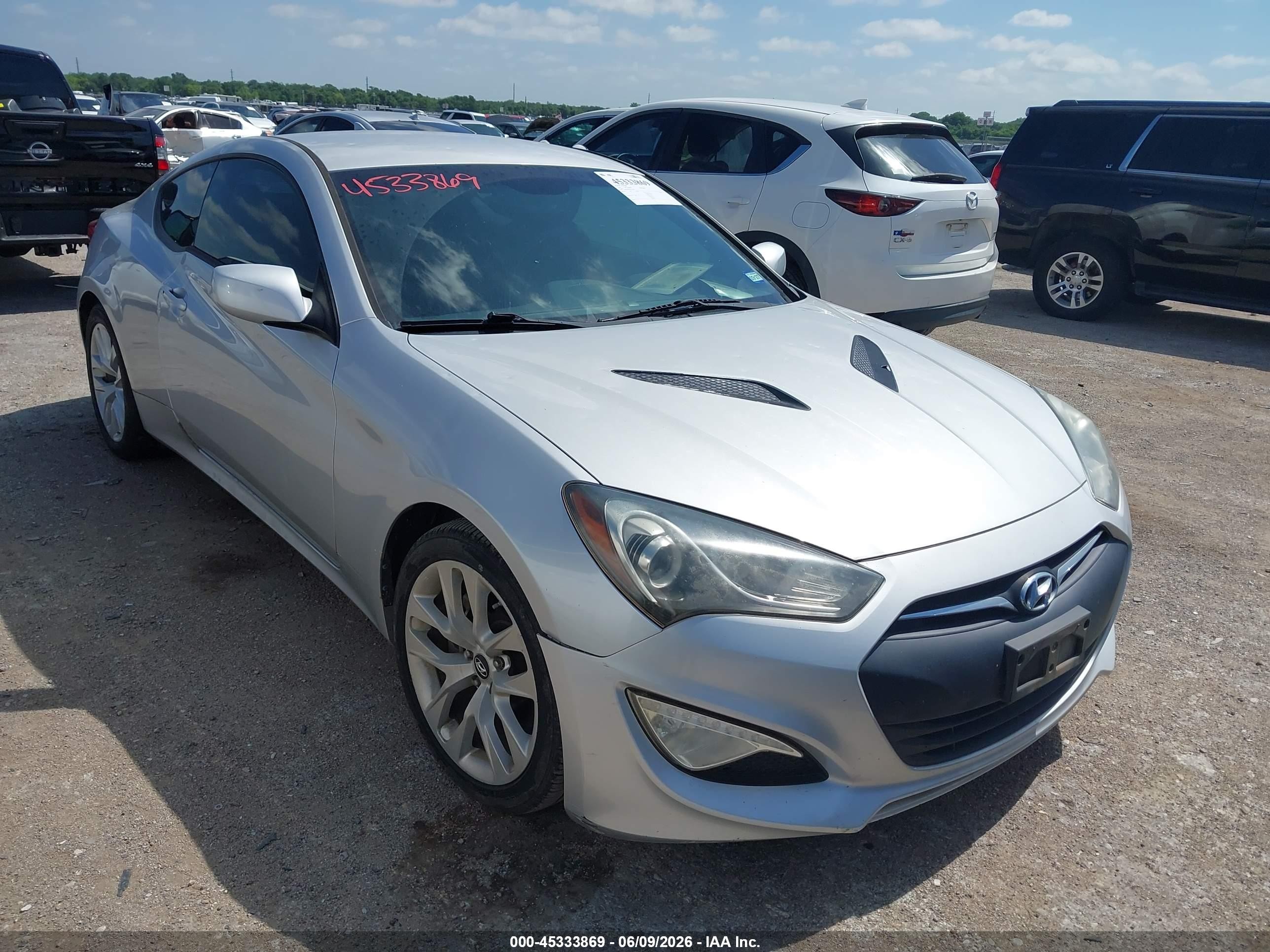 2014 Hyundai Genesis Coupe R-Spec, VIN KMHHT6KD5EU115539 — Hail