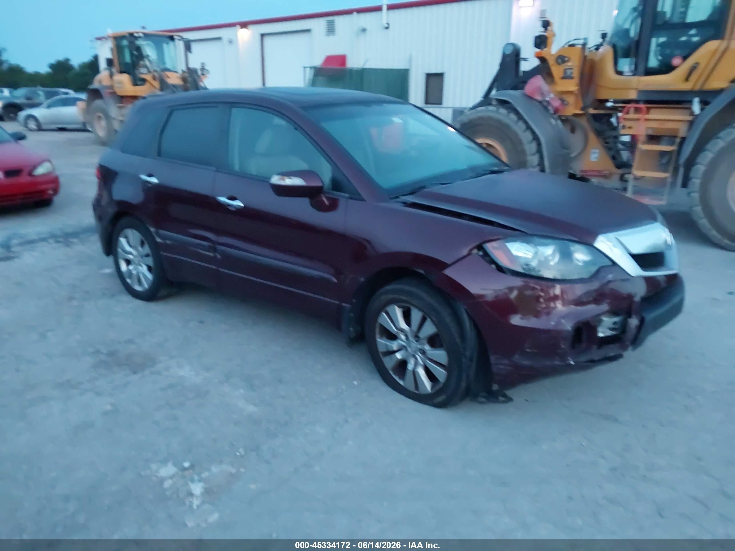 2011 Acura RDX Technology, VIN 5J8TB1H5XBA000258 — Front end
