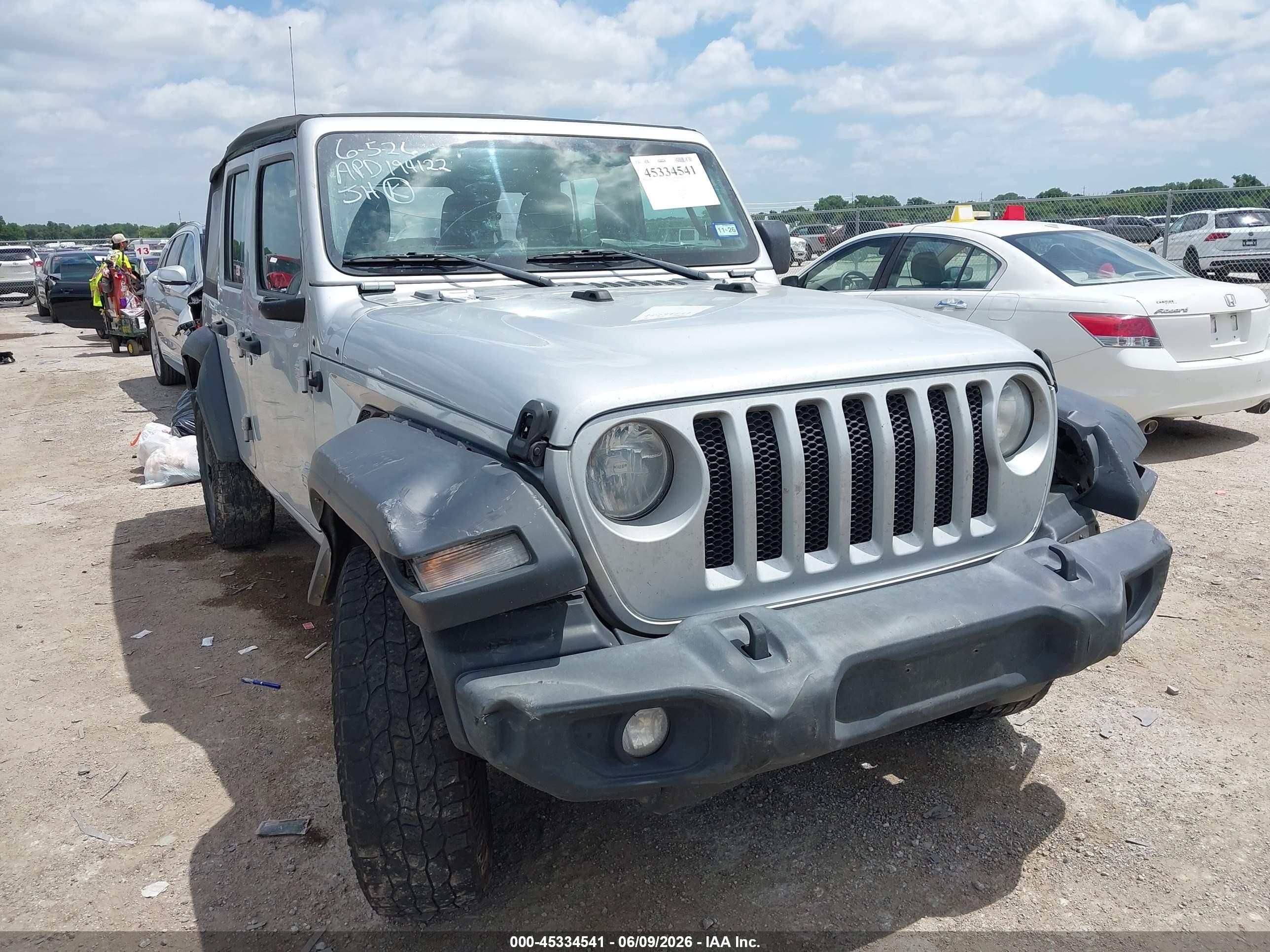 2023 Jeep Wrangler Willys, VIN 1C4HJXDG4PW659674 — Front end