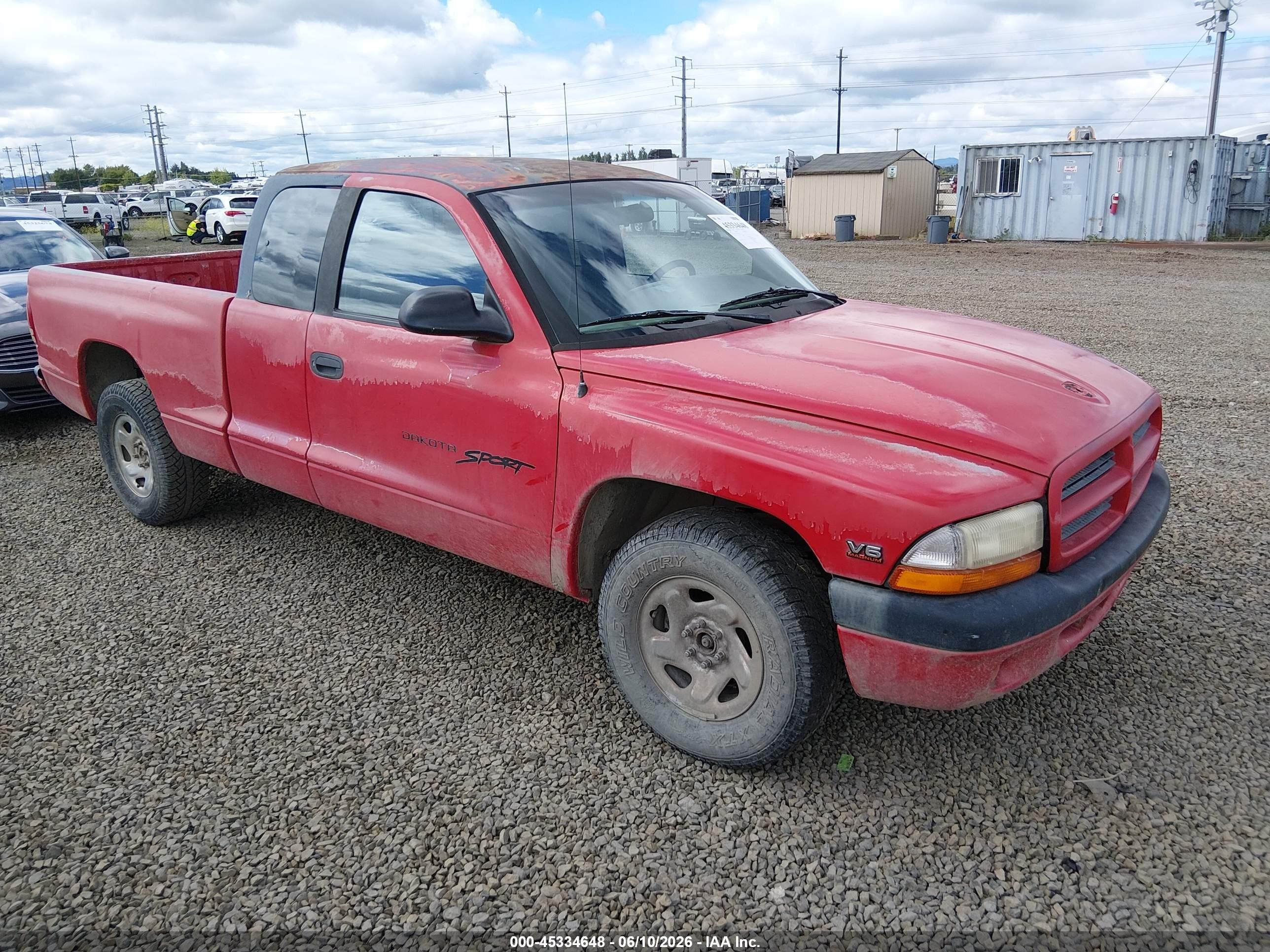 1997 Dodge Dakota, VIN 1B7GL23X3VS102303 — Обычный износ