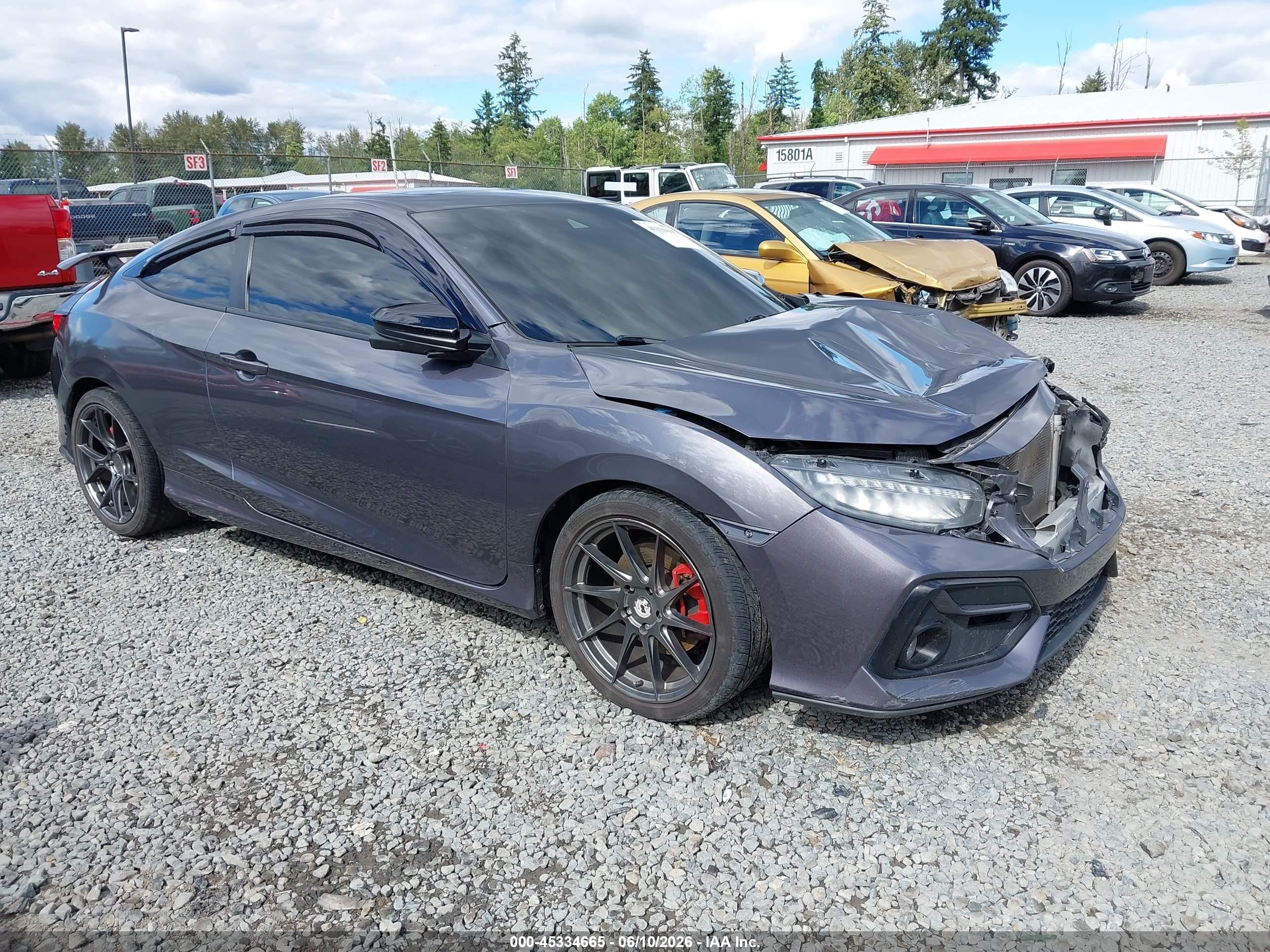 2020 Honda Civic Si, VIN 2HGFC3A50LH750481 — Front end