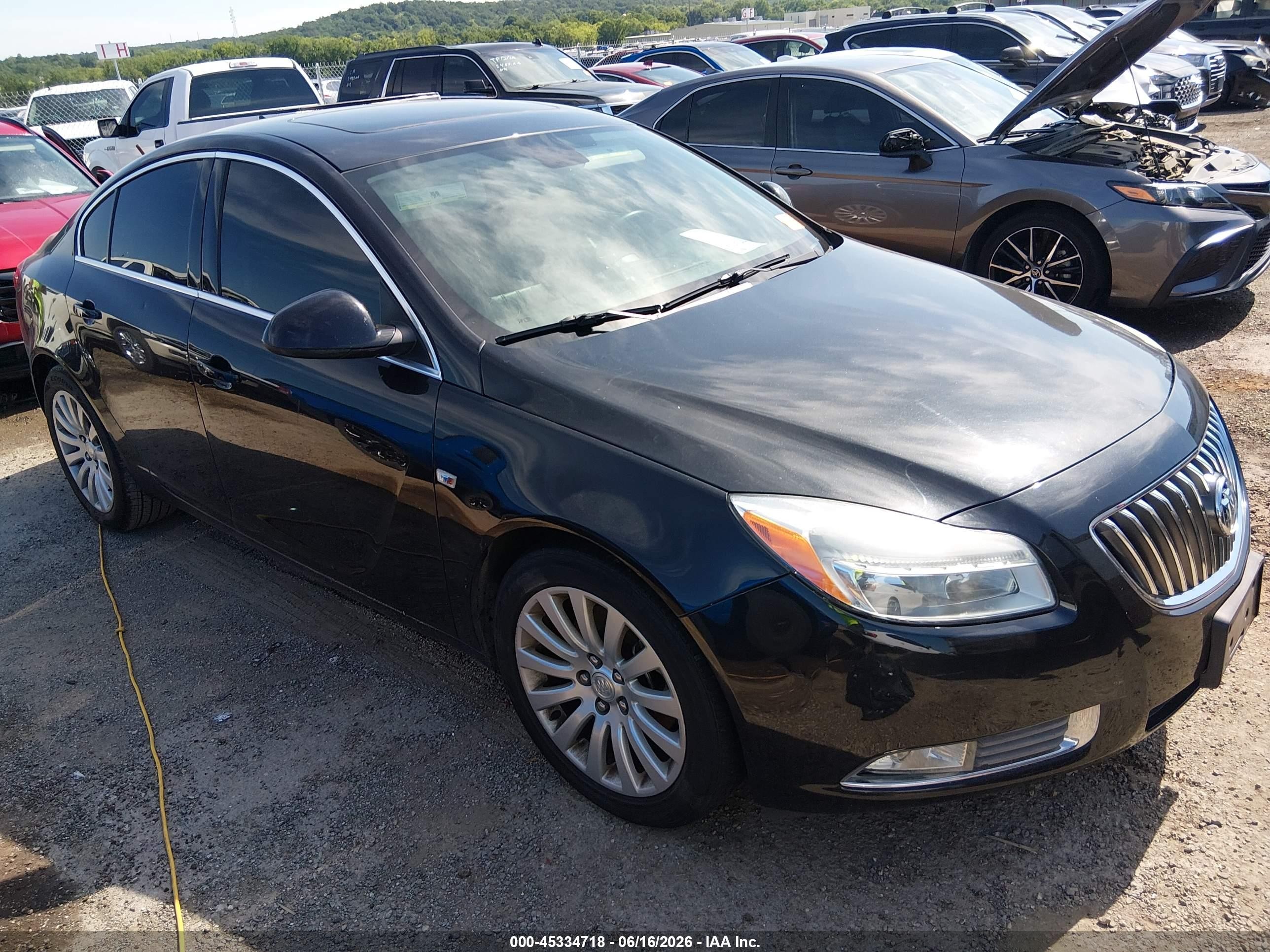 2011 Buick Regal CXL Turbo TO2, VIN W04GW5EV3B1132286 — Вода / потоп