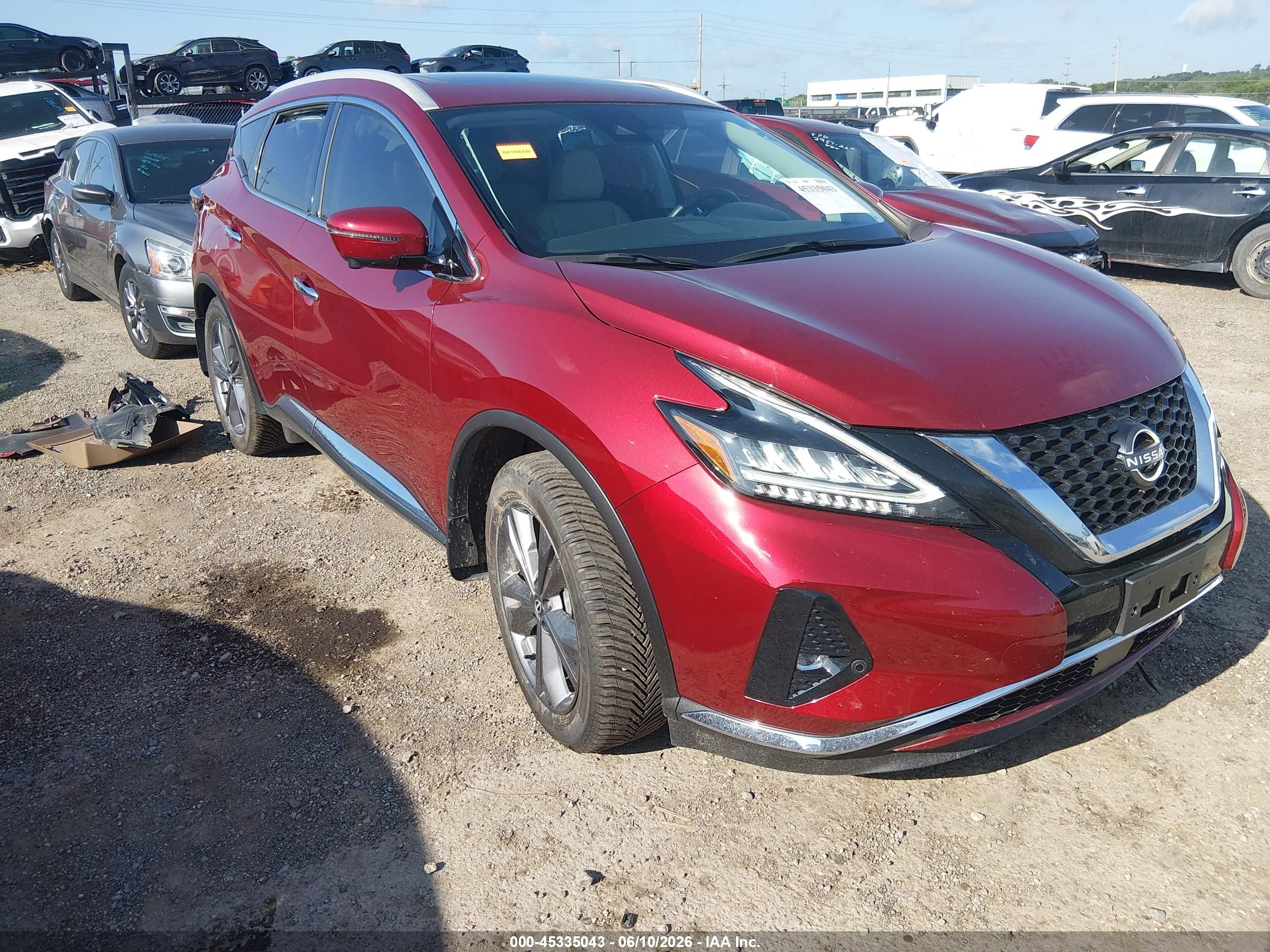 2024 Nissan Murano Platinum, VIN 5N1AZ2DS7RC118653 — Front end