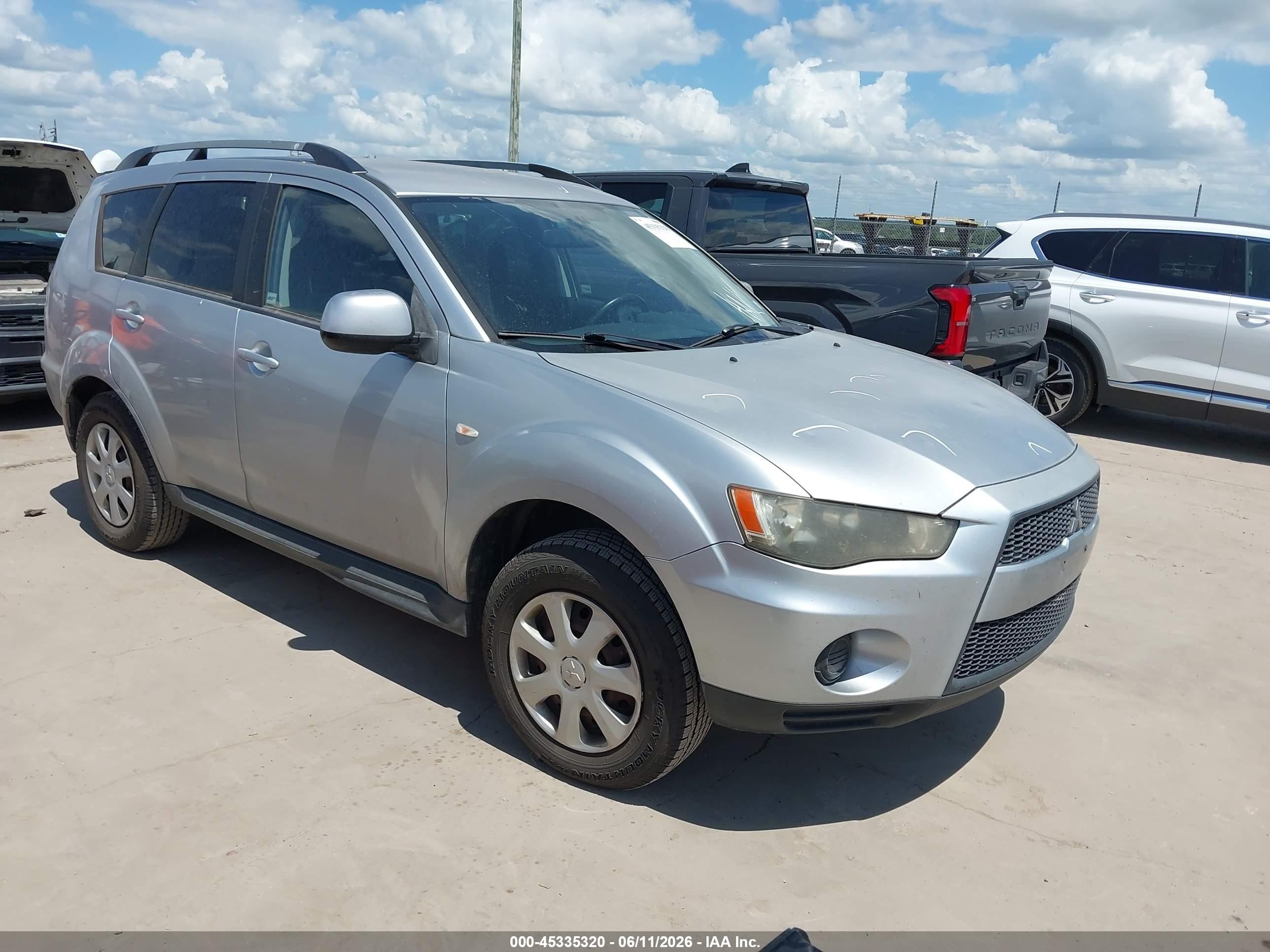 2012 Mitsubishi Outlander ES, VIN JA4AS2AW5CU004713 — Hail