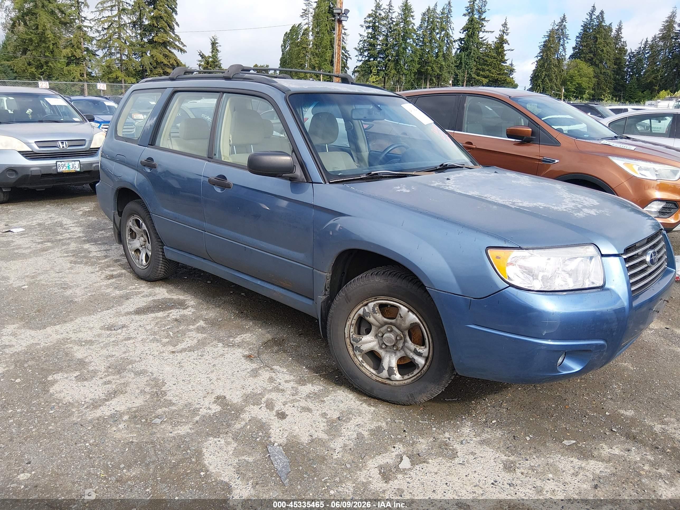 2007 Subaru Forester X, VIN JF1SG63667H734750 — Обычный износ