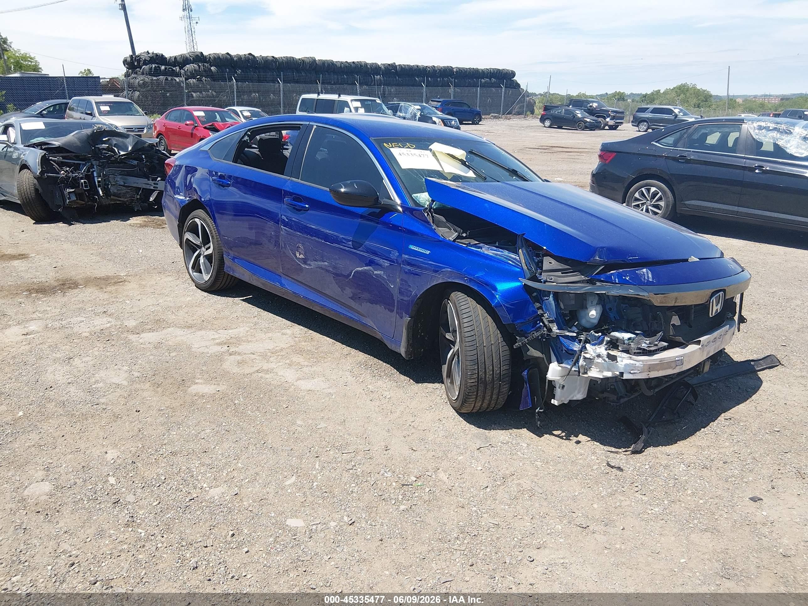2022 Honda Accord Sport, VIN 1HGCV3F2XNA004388 — Front end