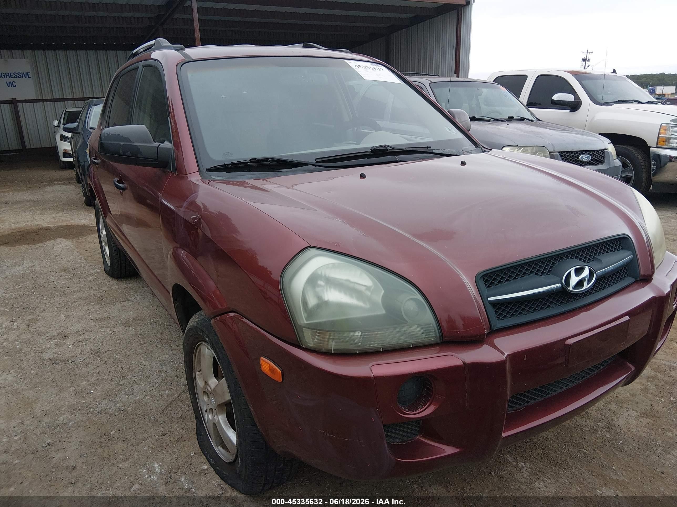 2005 Hyundai Tucson GL, VIN KM8JM12BX5U109820 — Град