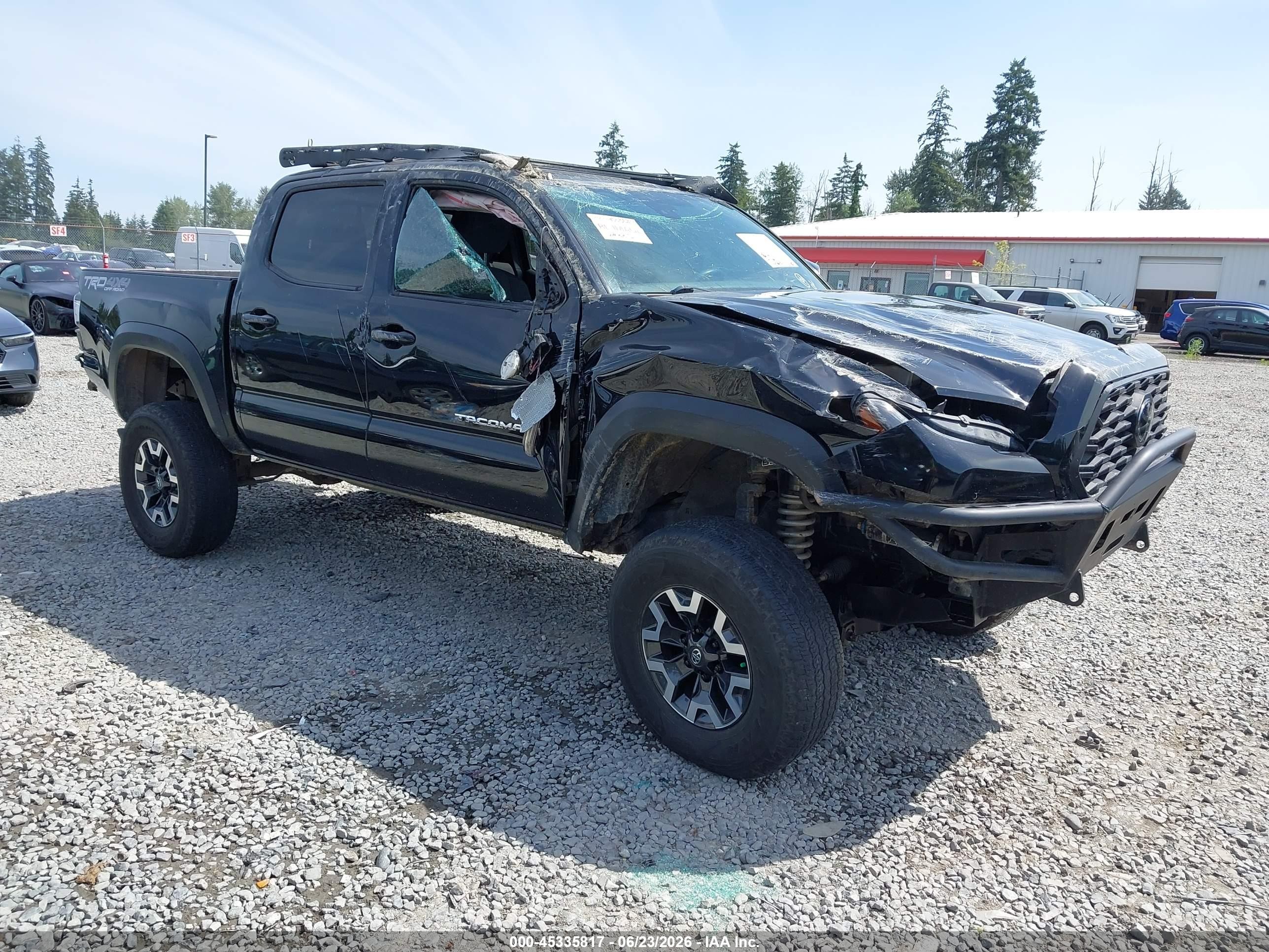 2019 Toyota Tacoma TRD Pro, VIN 5TFCZ5ANXKX184805 — Rollover