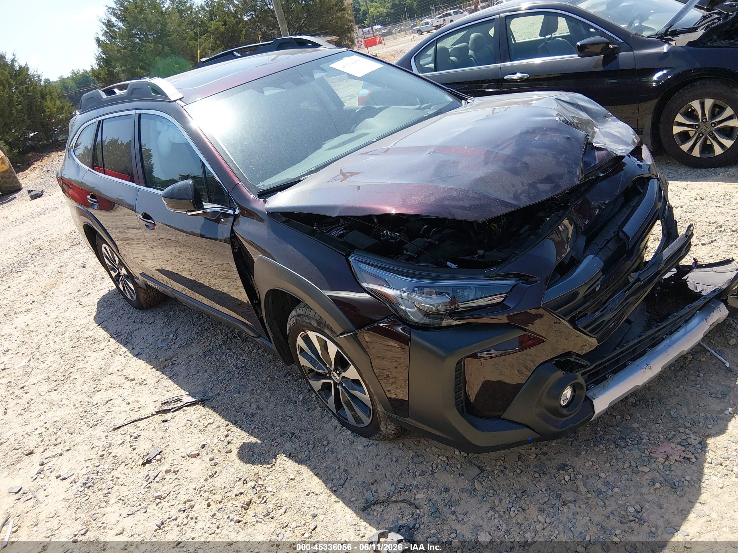 2024 Subaru Outback Limited XT, VIN 4S4BTGND9R3194510 — Front end