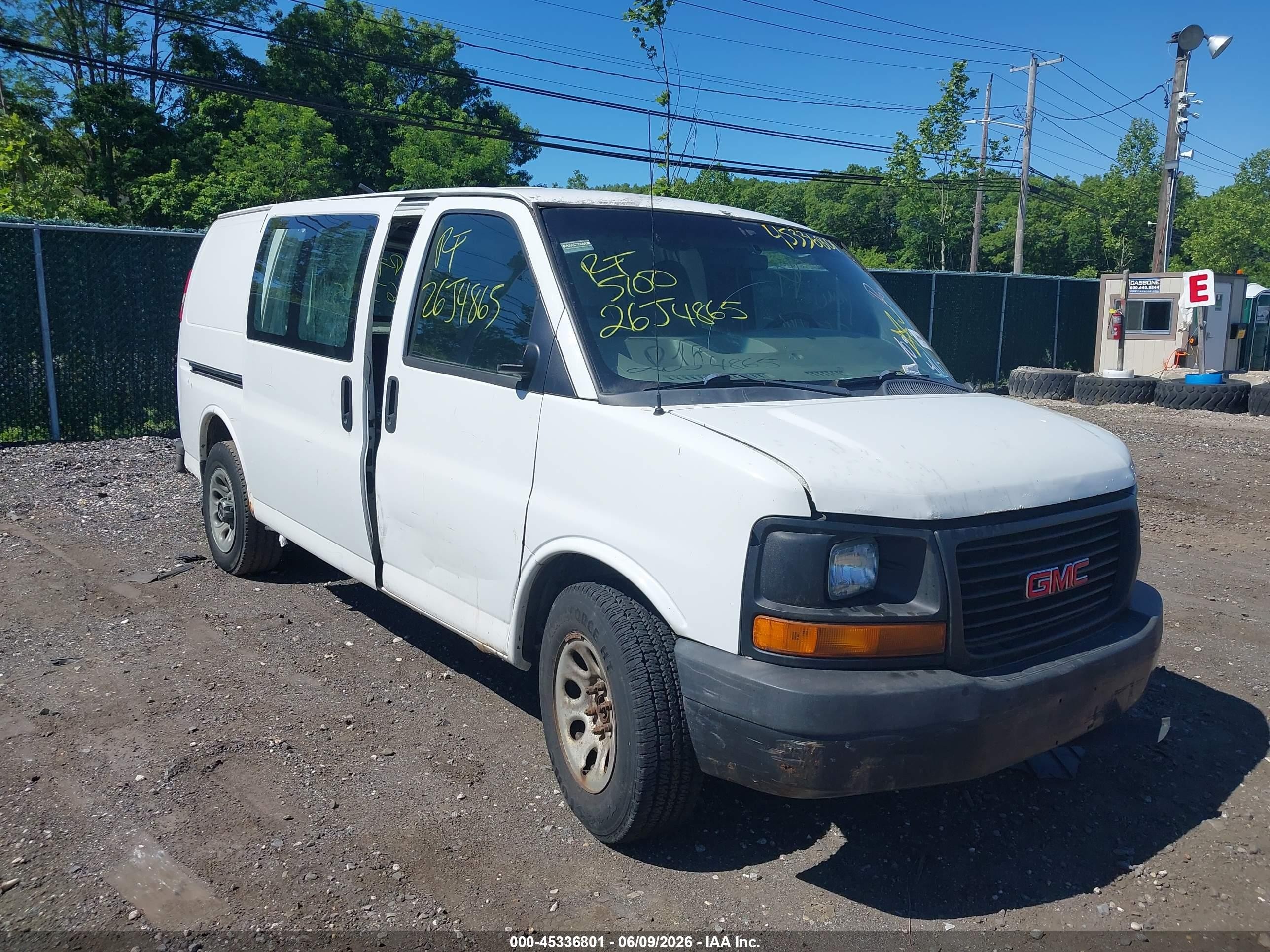 2012 GMC Savana Cargo, VIN 1GTS8AF47C1134651 — Not stated