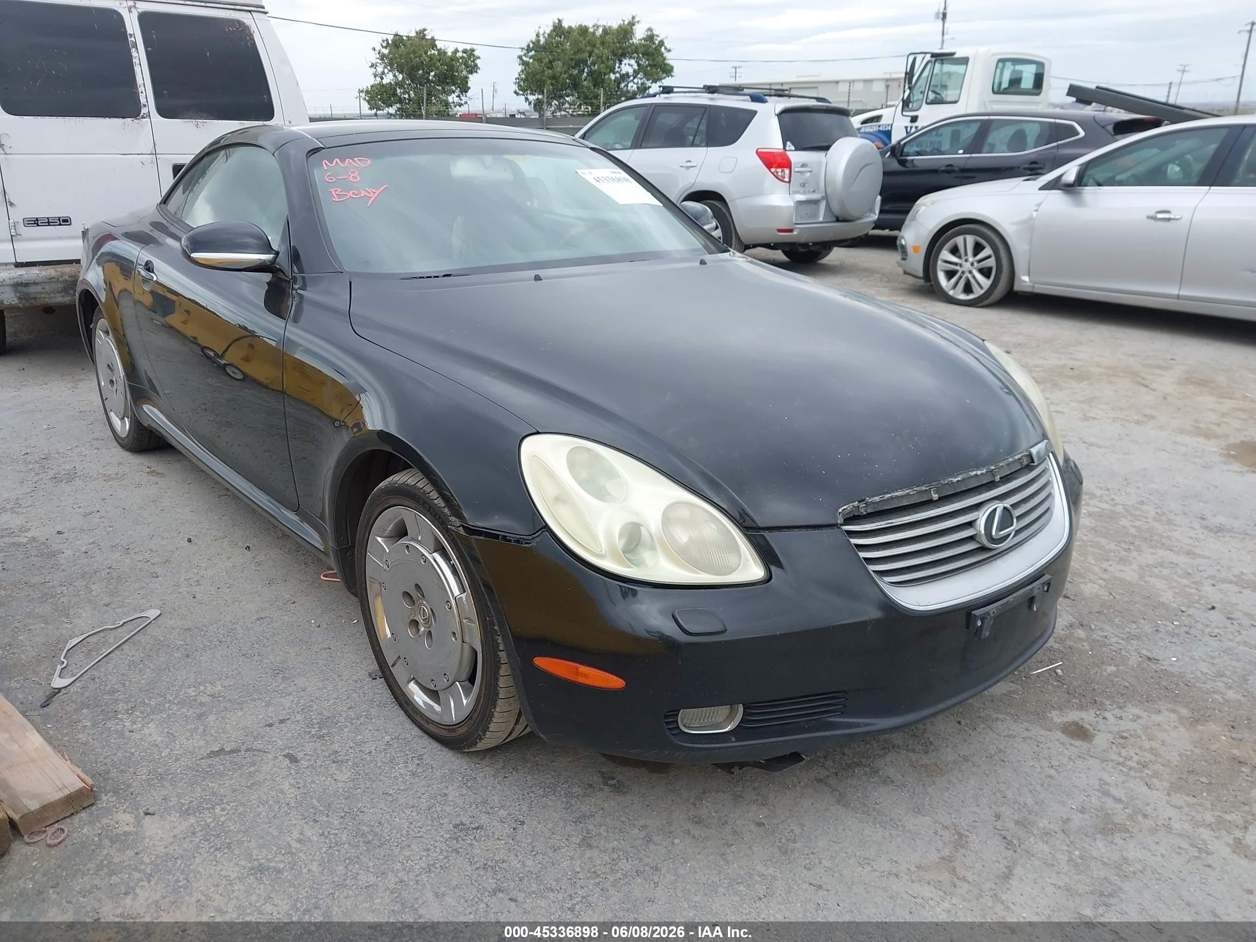 2002 Lexus SC 430, VIN JTHFN48Y720025394 — Normal wear