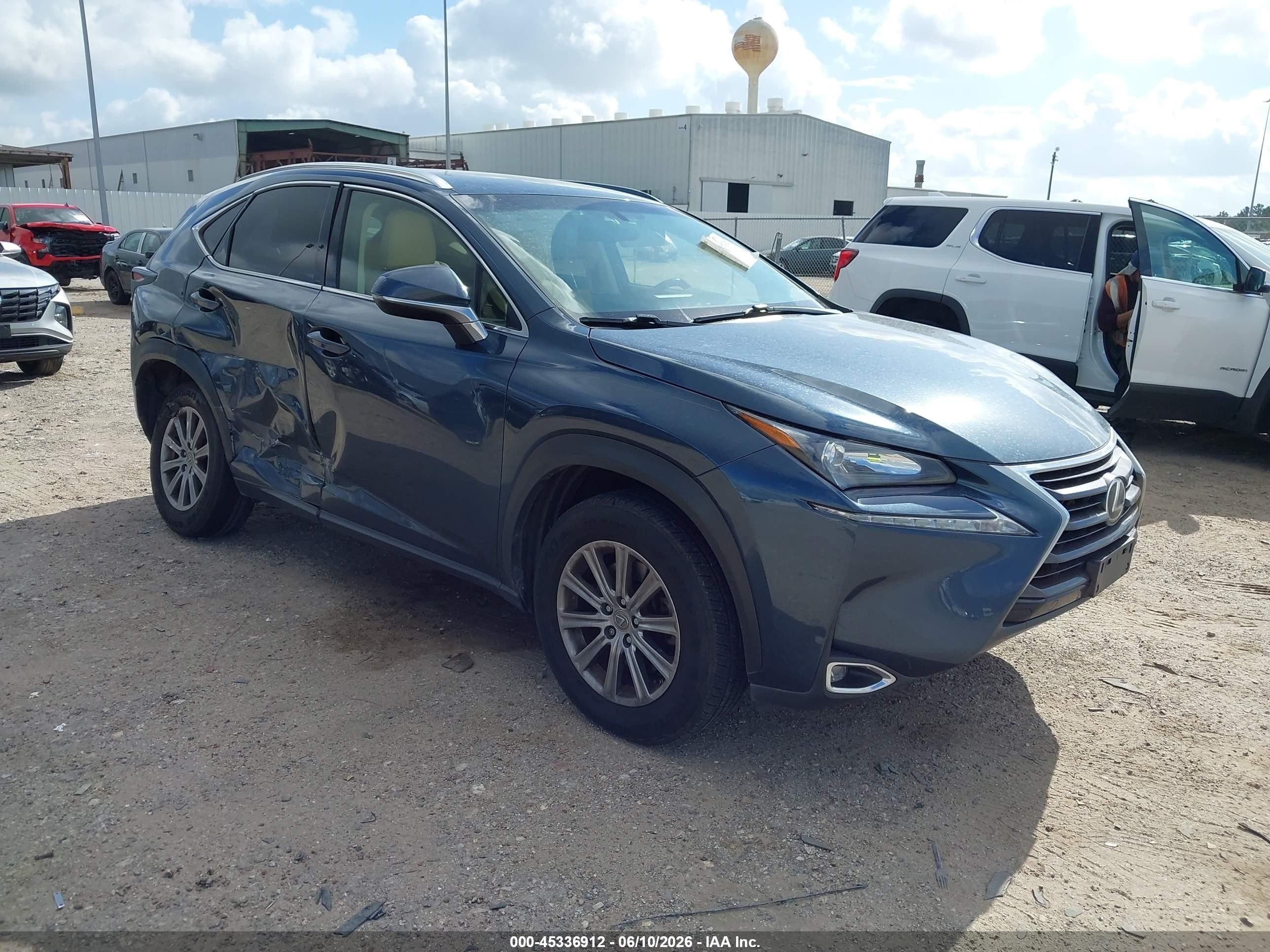2015 Lexus NX 200t, VIN JTJYARBZ8F2004405 — Side