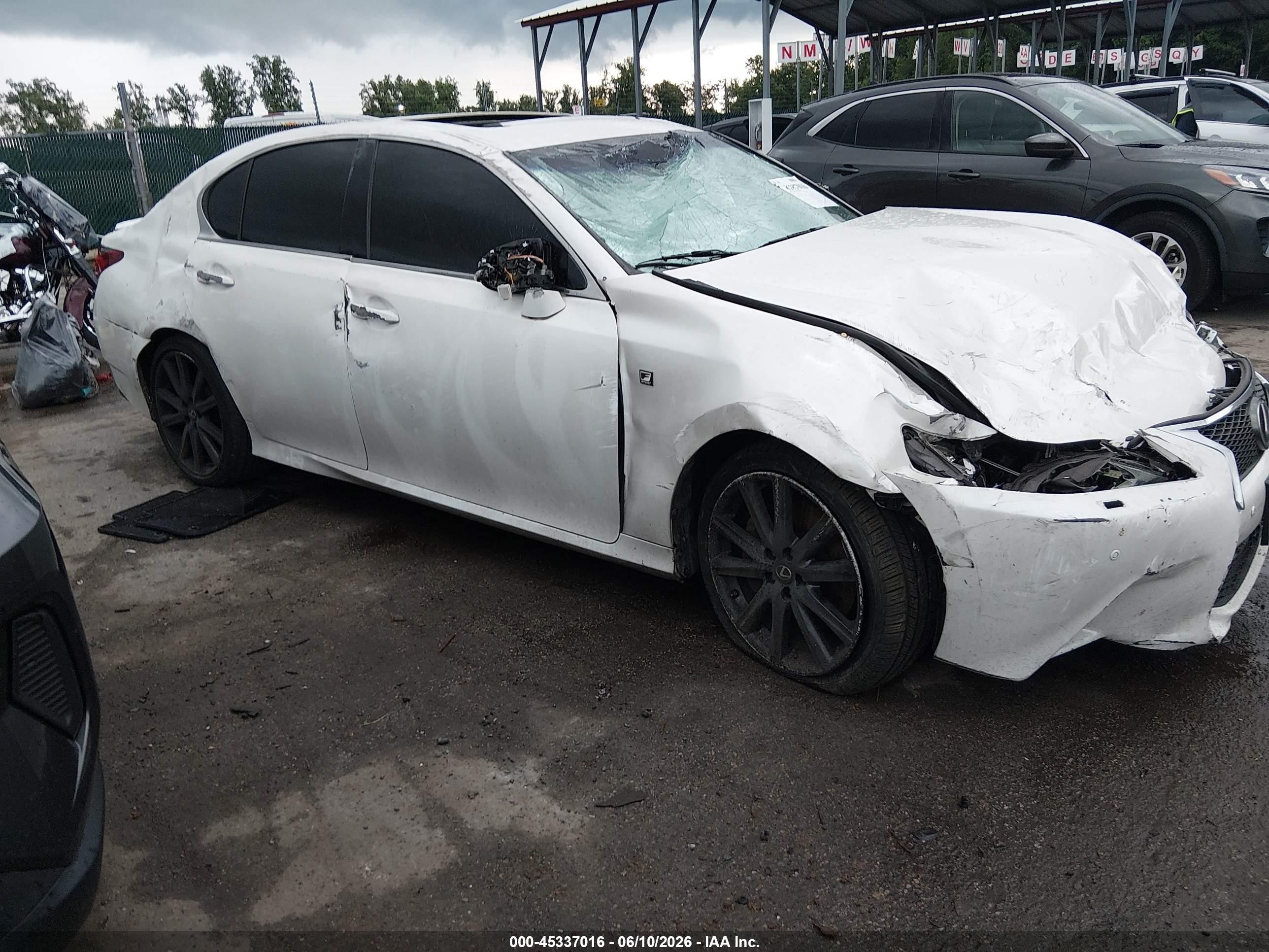 2013 Lexus GS 350, VIN JTHCE1BL0D5010823 — Rollover