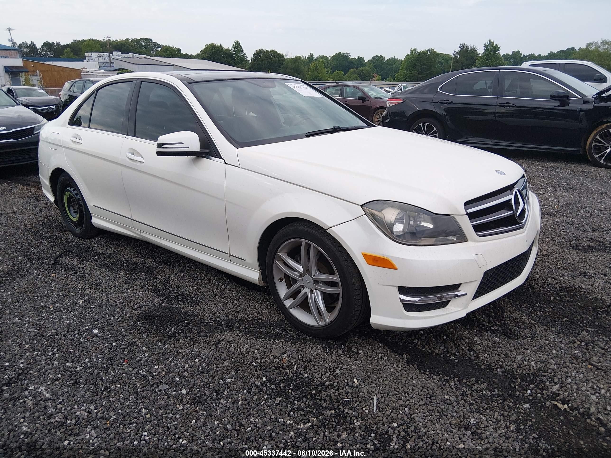 2014 Mercedes-Benz C 250 Sport, VIN WDDGF4HB3ER308766 — Fresh water flood