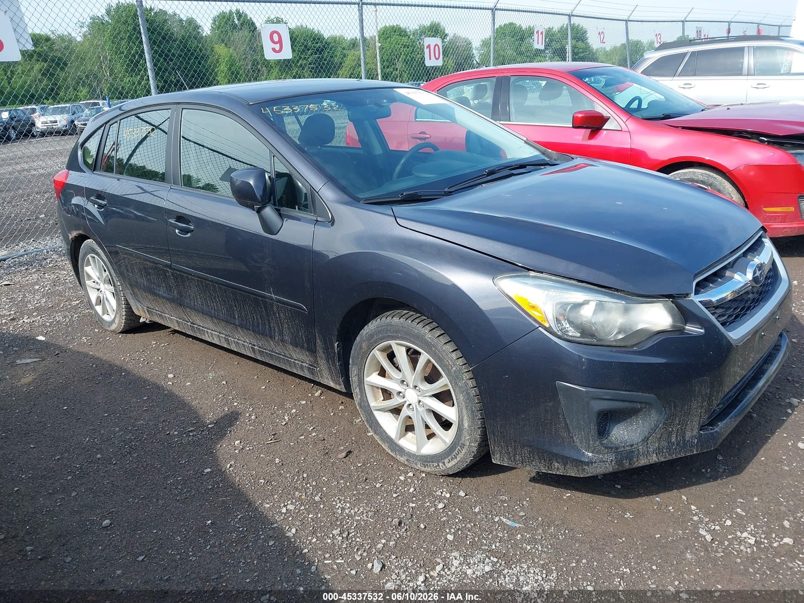 2014 Subaru Impreza Premium, VIN JF1GPAC68E9234637 — Обычный износ
