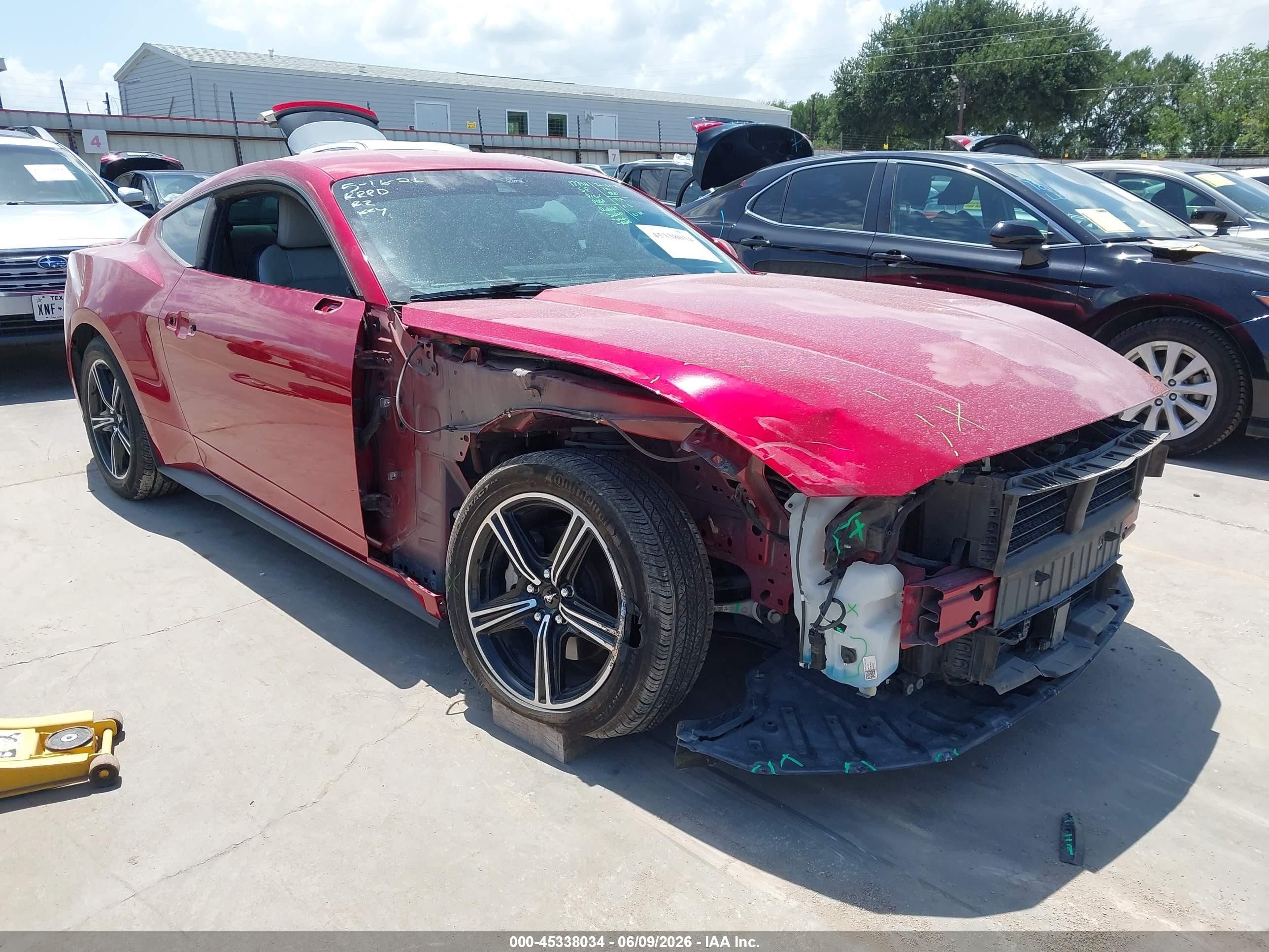 2024 Ford Mustang EcoBoost, VIN 1FA6P8TH5R5104477 — Перед