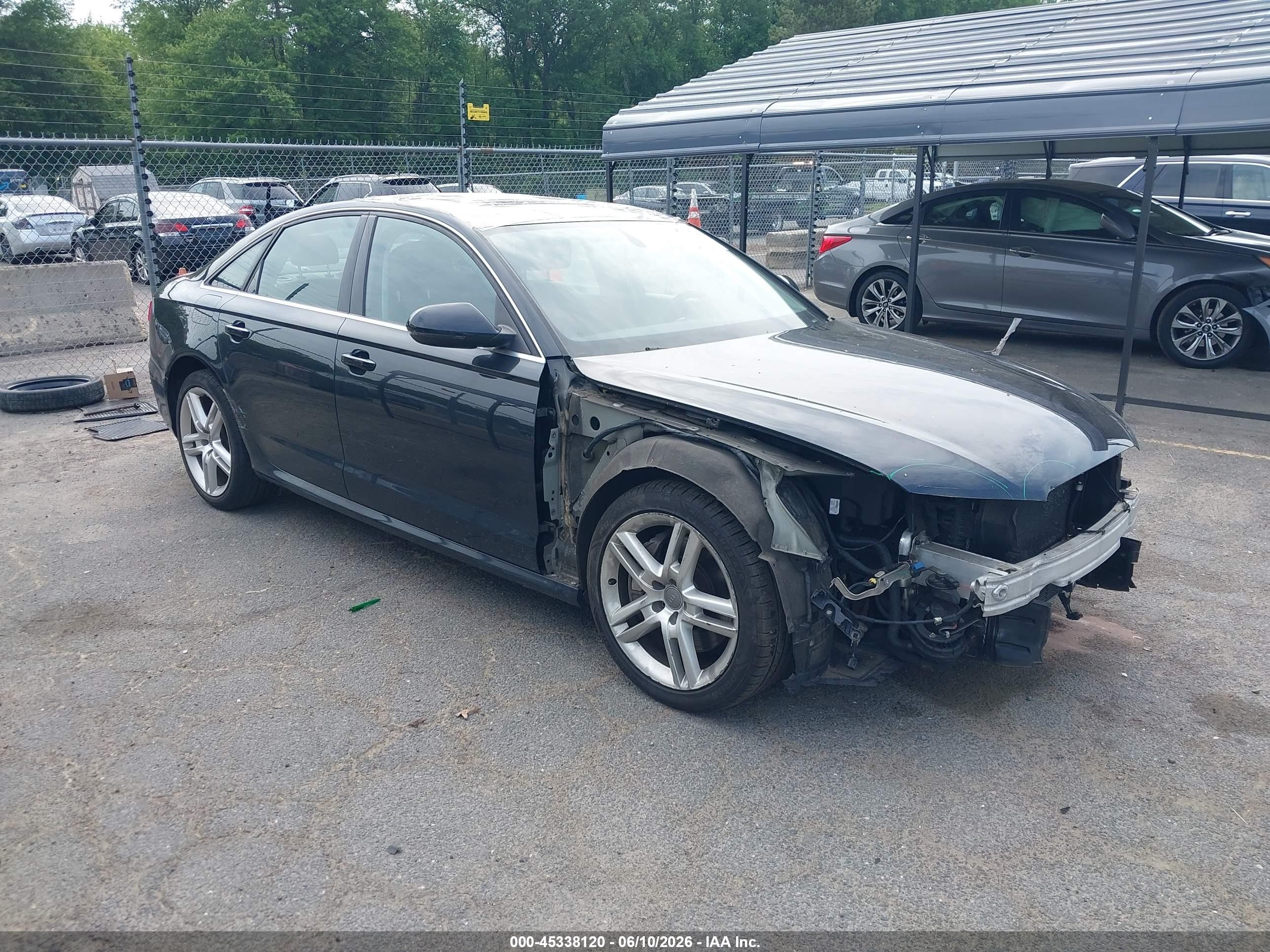 2014 Audi A6 Prestige, VIN WAUHGAFC5EN121555 — Front end