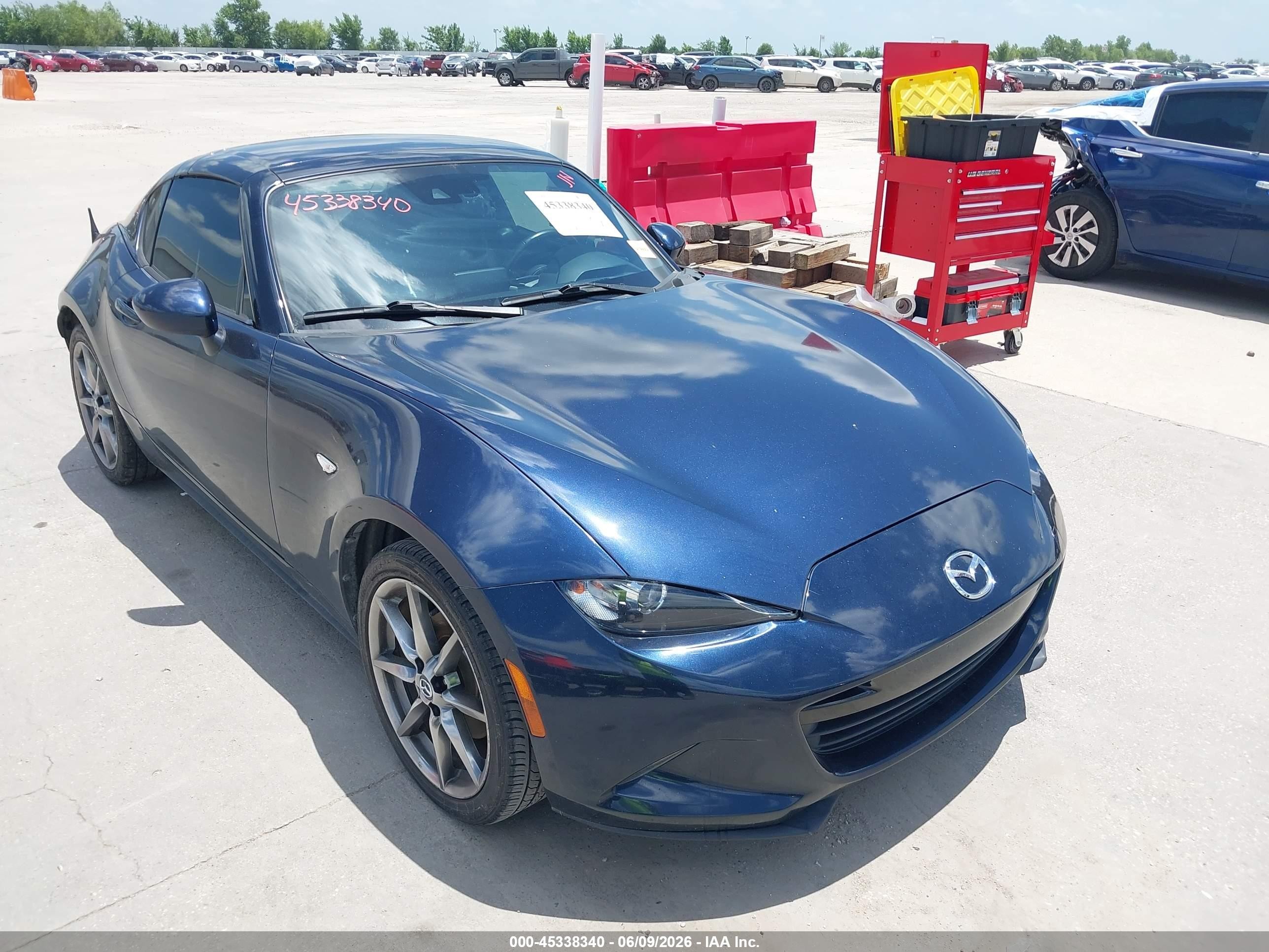 2021 Mazda MX-5 Miata Grand Touring, VIN JM1NDAM75M0451941 — Water / flood