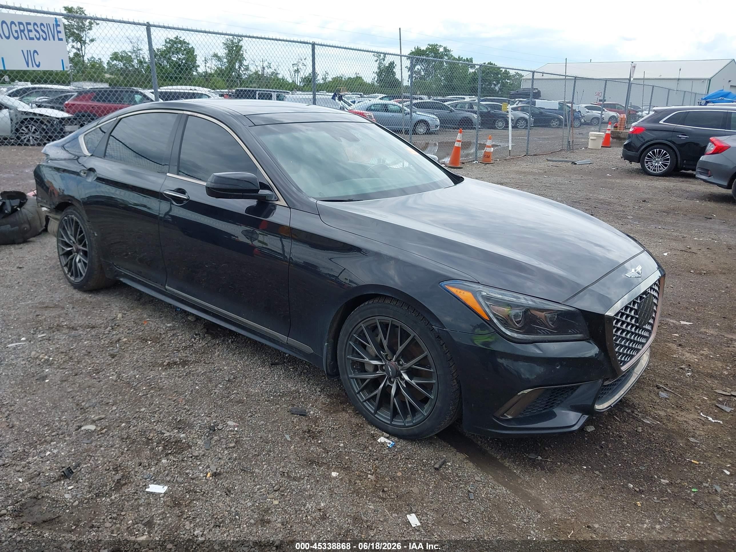 2018 Genesis G80 Sport, VIN KMHGN4JB5JU245289 — All over