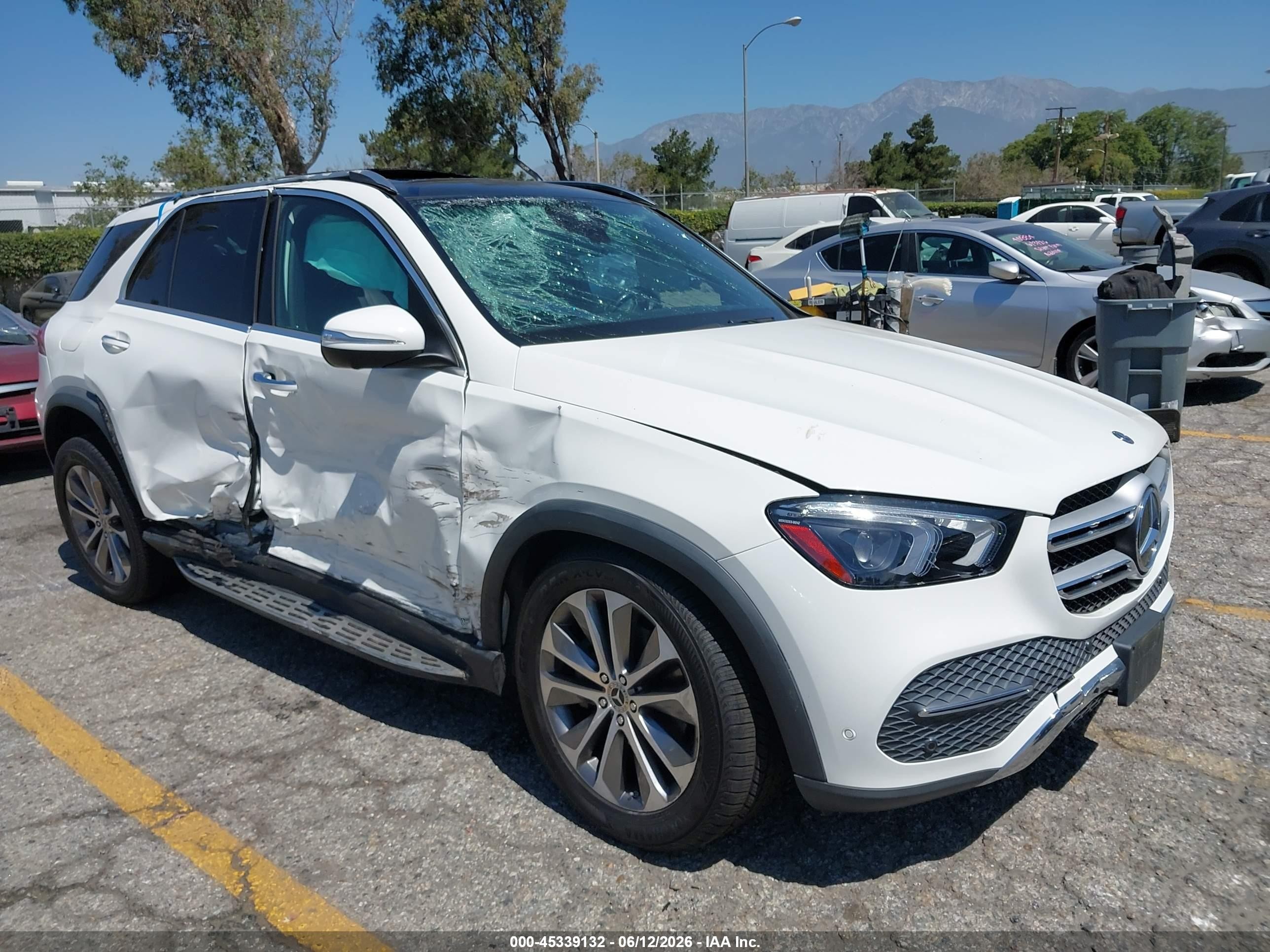2020 Mercedes-Benz GLE 350, VIN 4JGFB4JB6LA244581 — Rollover