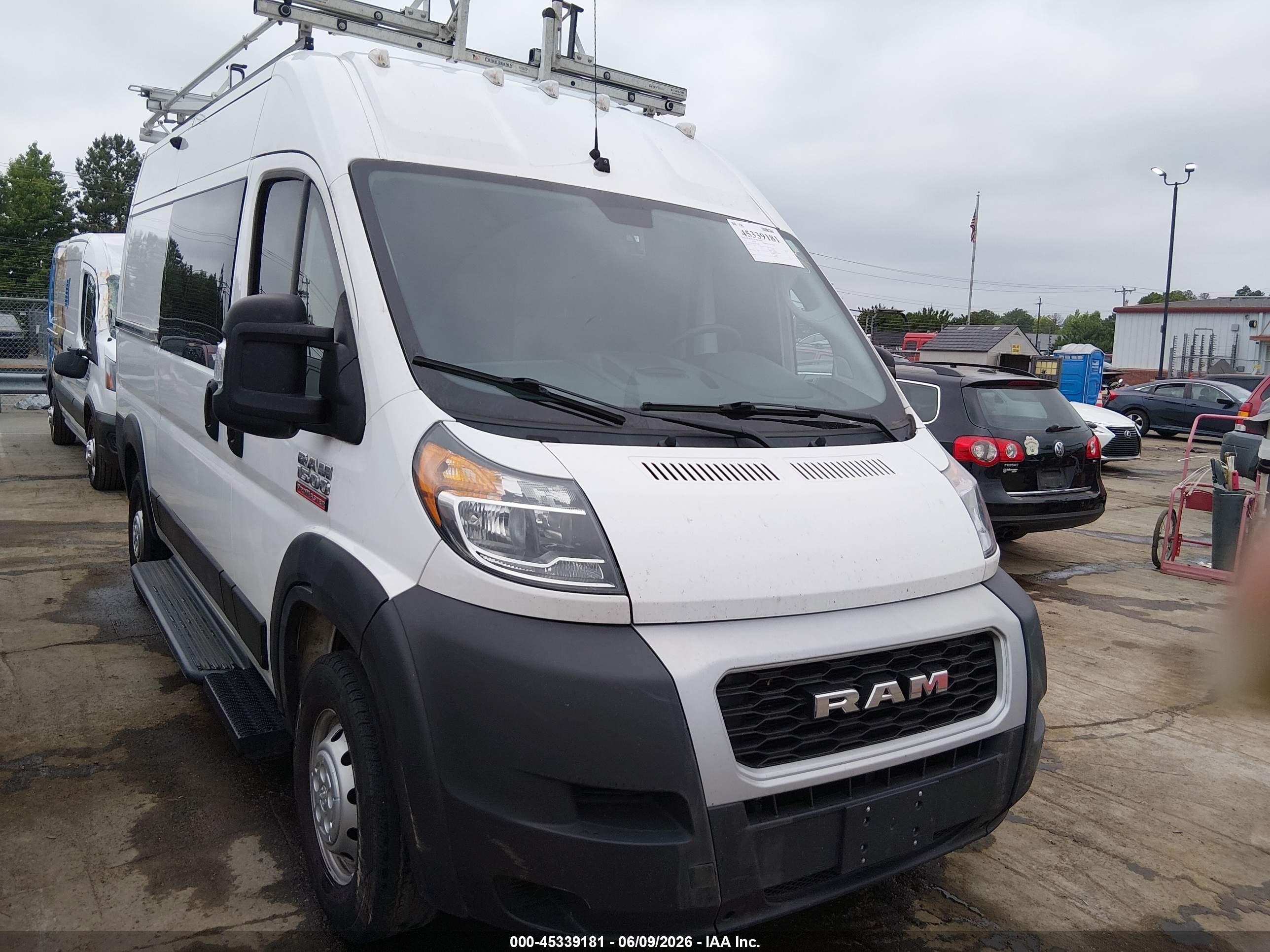 2021 Ram ProMaster Cargo, VIN 3C6LRVBG9ME520888 — Side