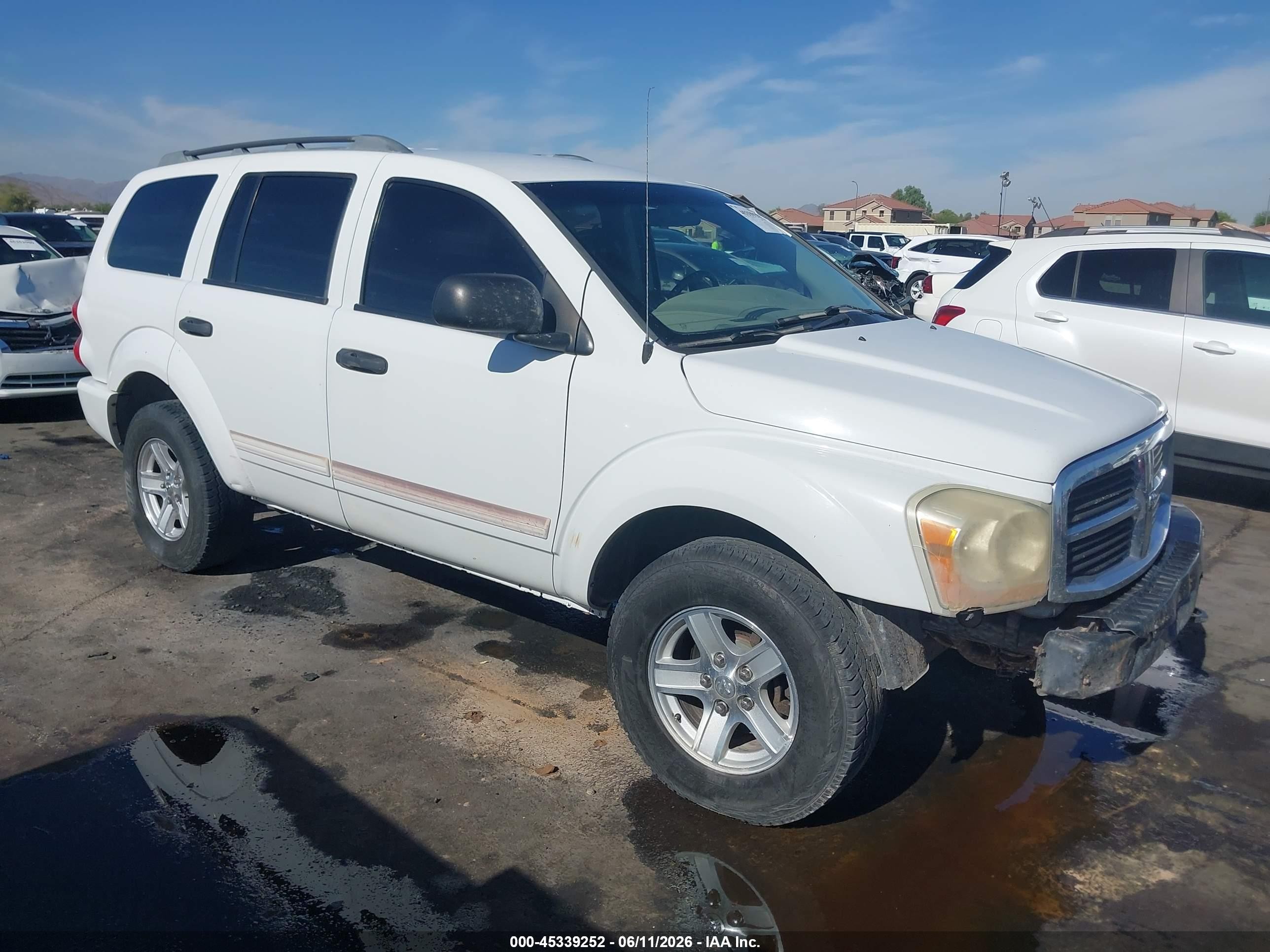 2004 Dodge Durango SLT, VIN 1D4HB48D74F133372 — Front end
