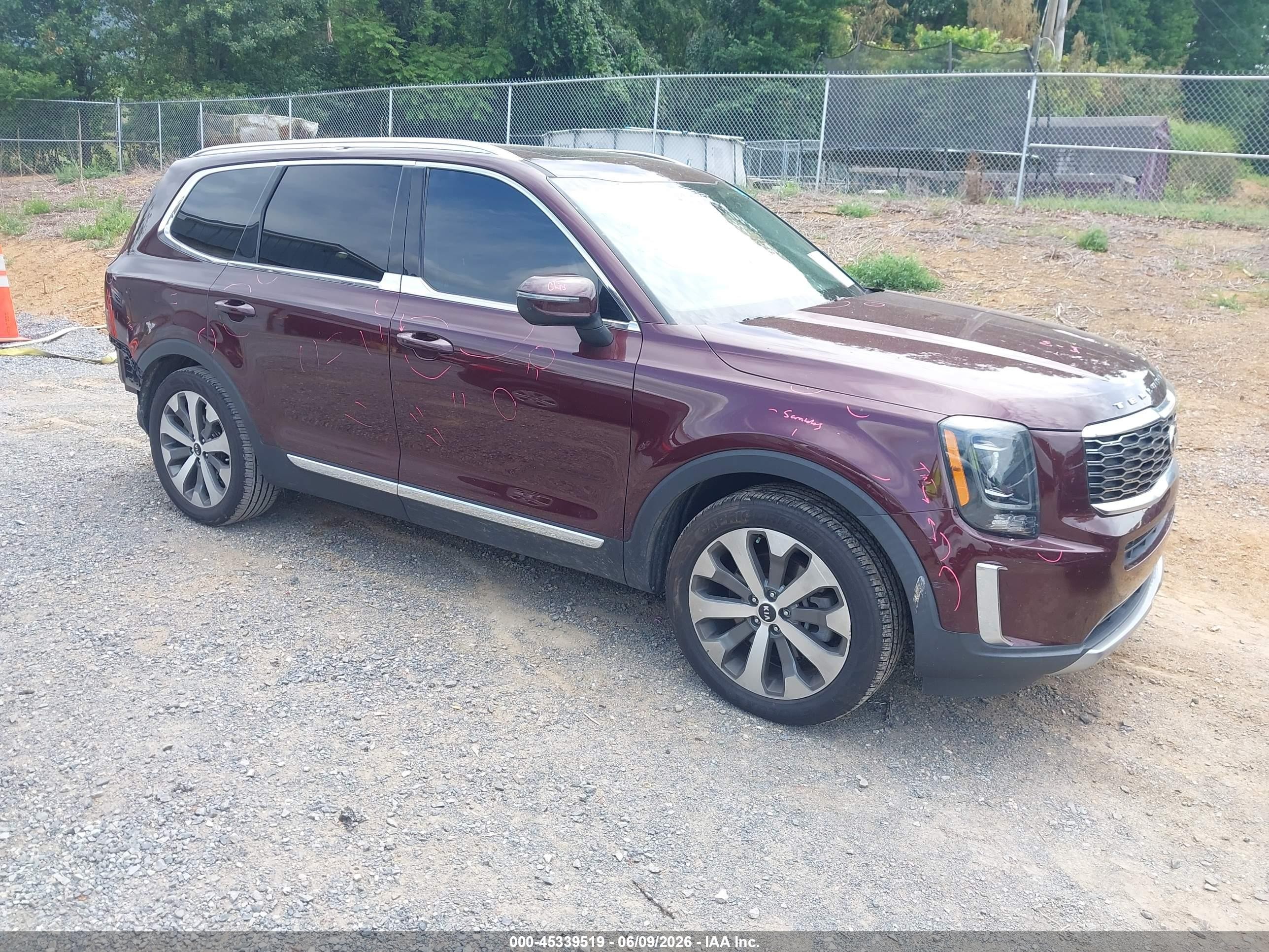 2020 Kia Telluride EX, VIN 5XYP34HC8LG067519 — Зад