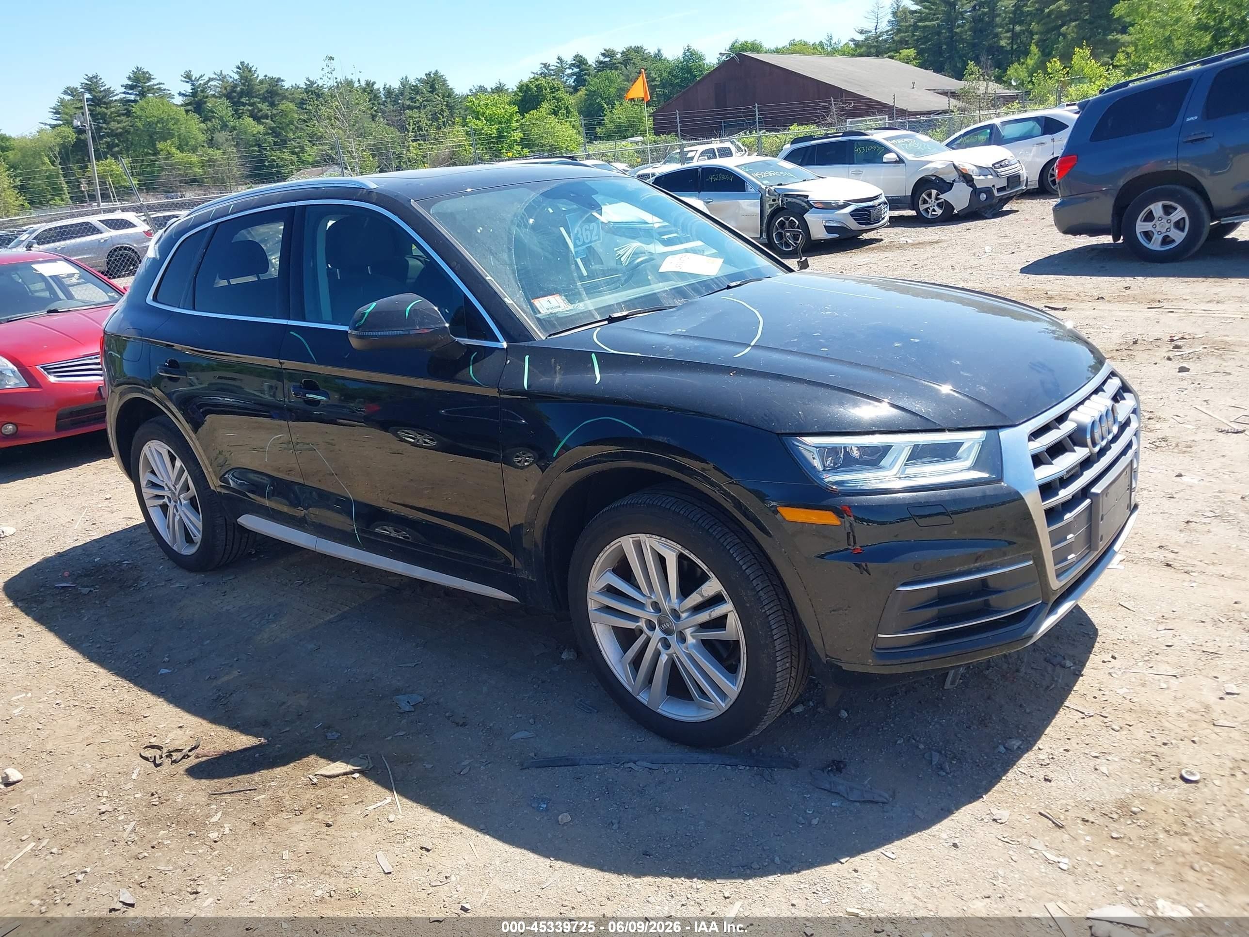 2018 Audi Q5 Premium Plus, VIN WA1BNAFY7J2146893 — Rear end
