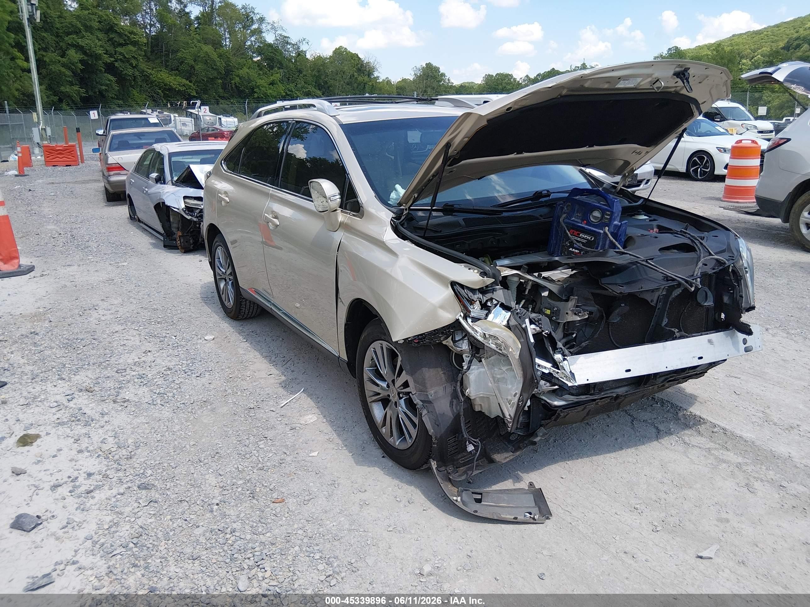 2014 Lexus RX 350, VIN JTJZK1BA1E2011417 — Перед