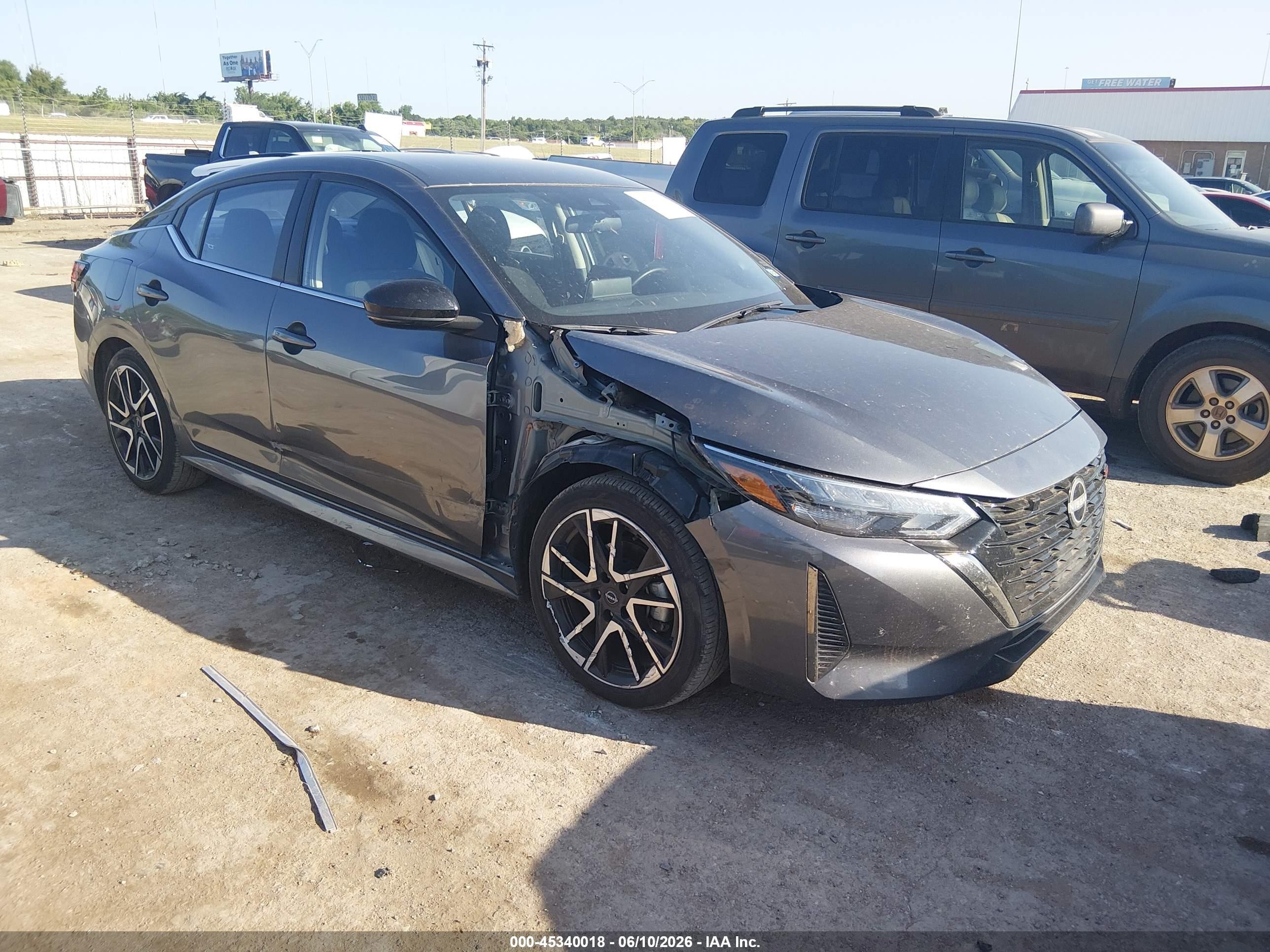 2025 Nissan Sentra SR, VIN 3N1AB8DV0SY312219 — Side