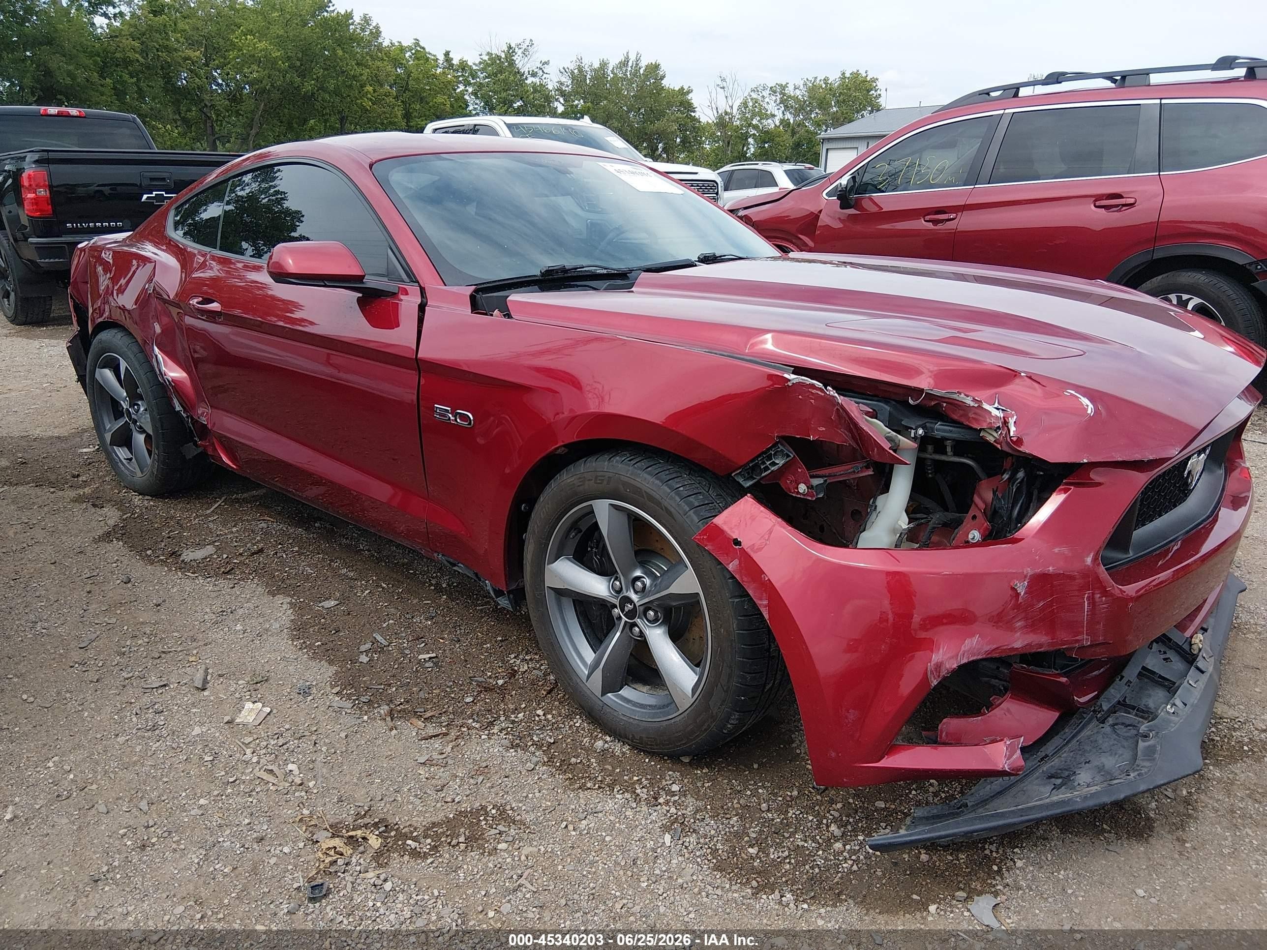2015 Ford Mustang GT, VIN 1FA6P8CF7F5435894 — Side