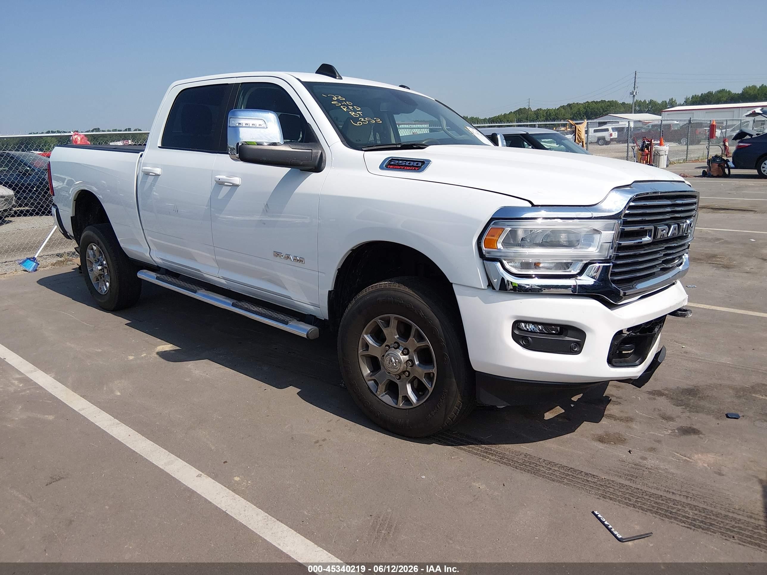 2023 Ram 2500 Laramie, VIN 3C6UR5FJ4PG646353 — Front end