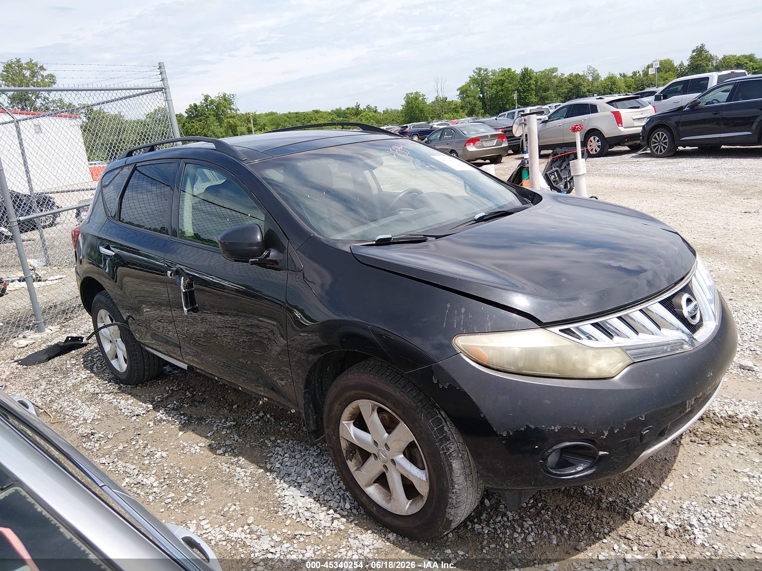 2009 Nissan Murano SL, VIN JN8AZ18U19W019517 — All over