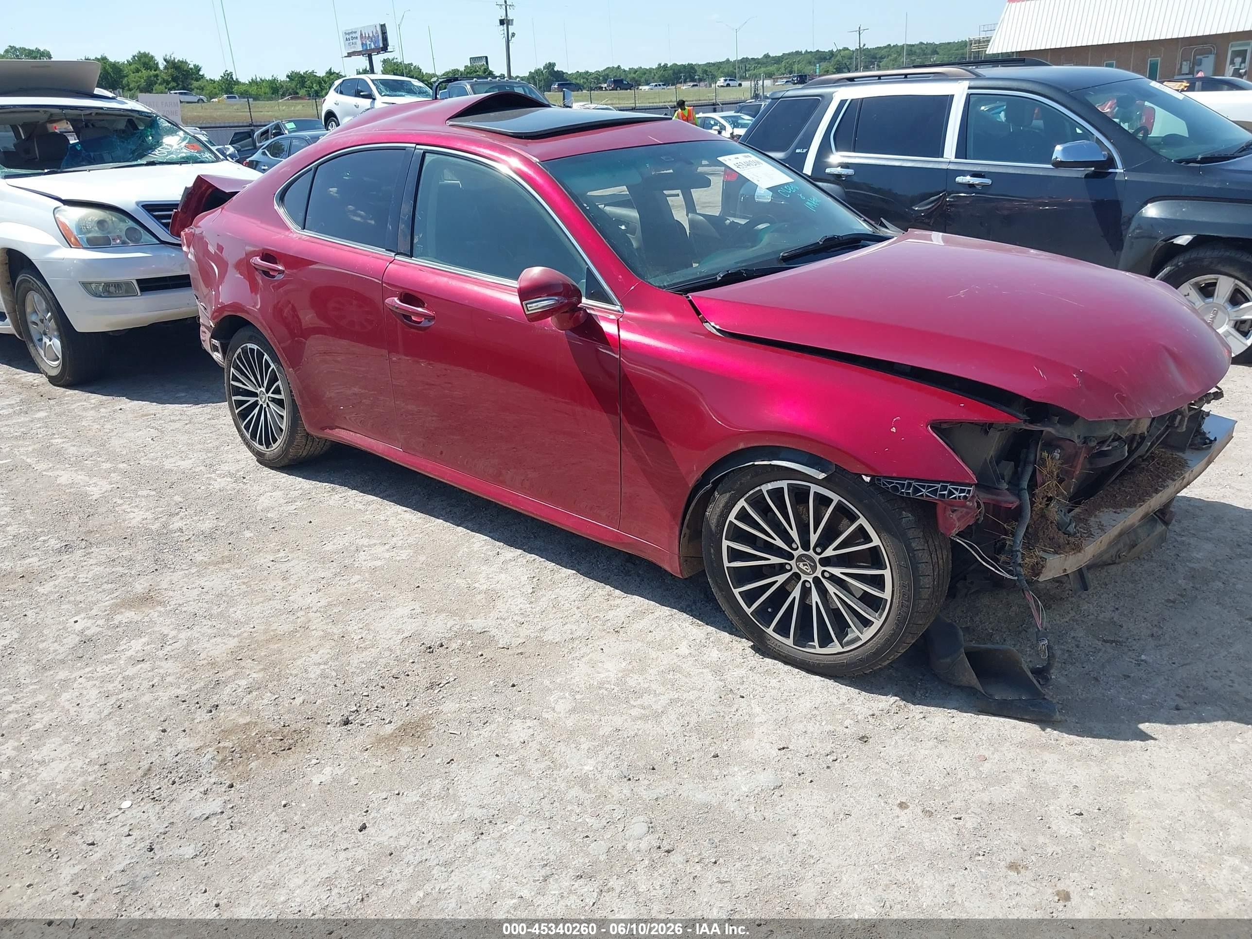 2010 Lexus IS 250, VIN JTHCF5C2XA5040224 — Rollover