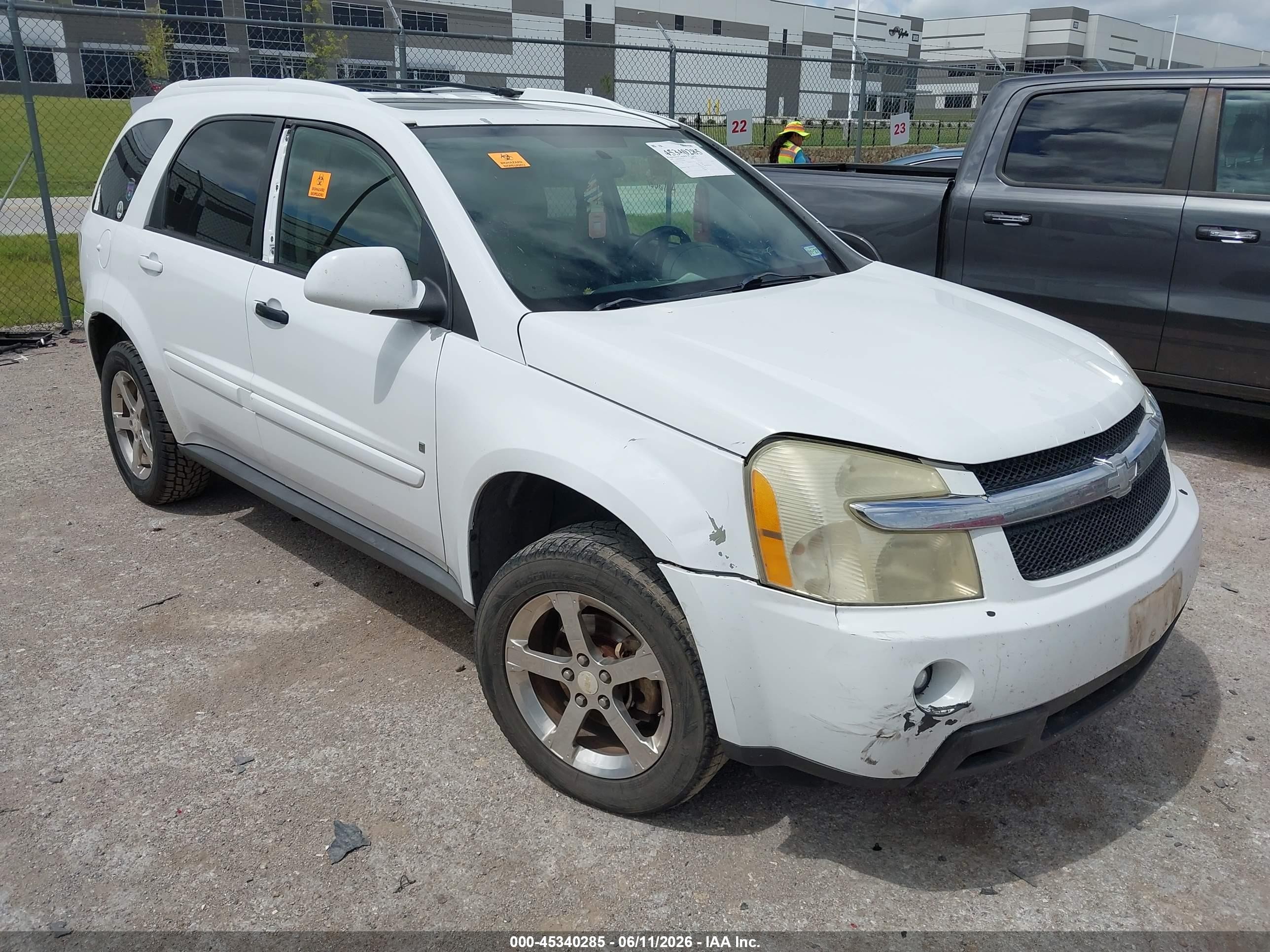 2007 Chevrolet Equinox LT, VIN 2CNDL63F776012980 — Biohazard / chemical