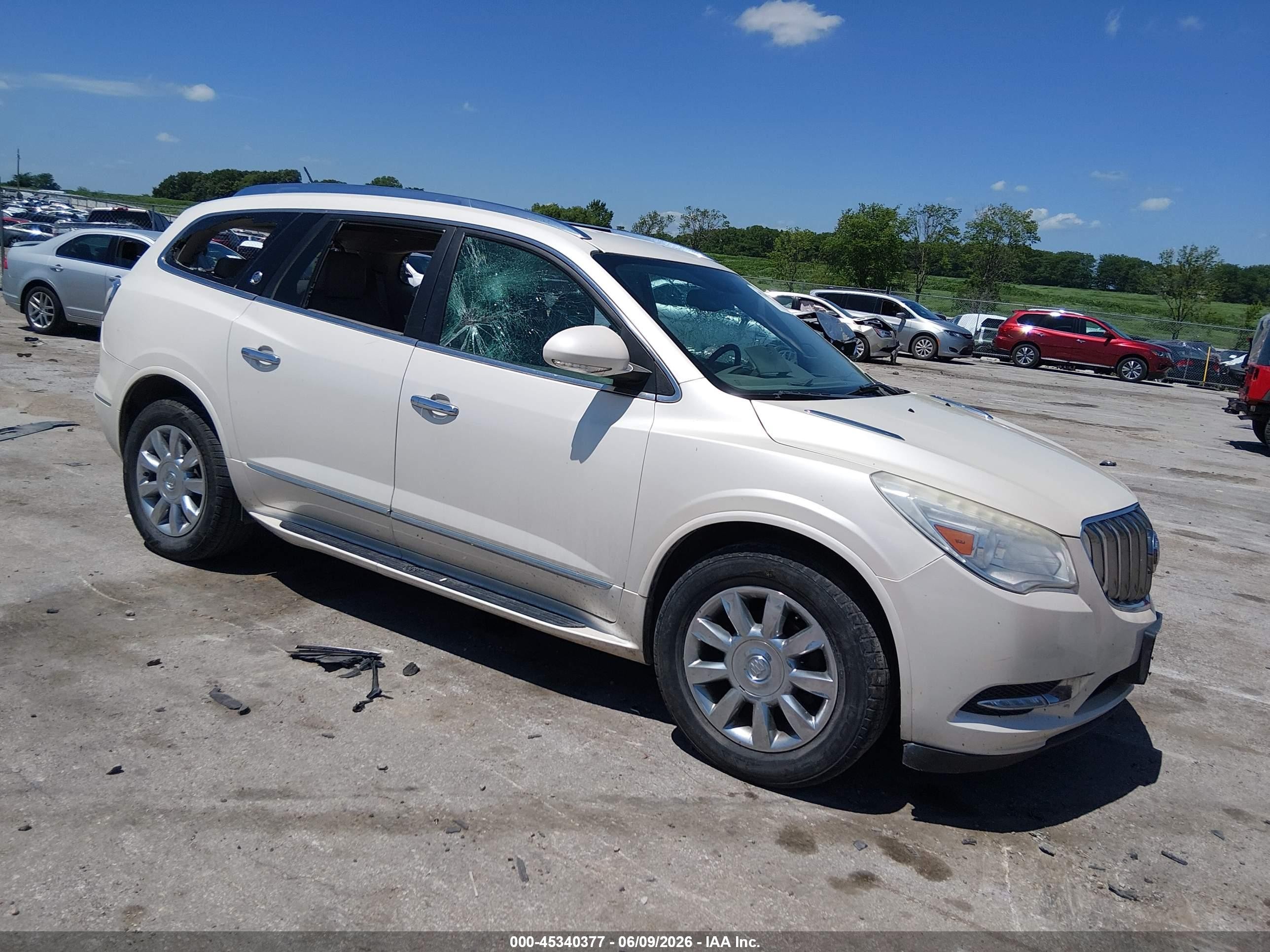 2013 Buick Enclave Premium, VIN 5GAKRDKD7DJ106758 — Theft recovery