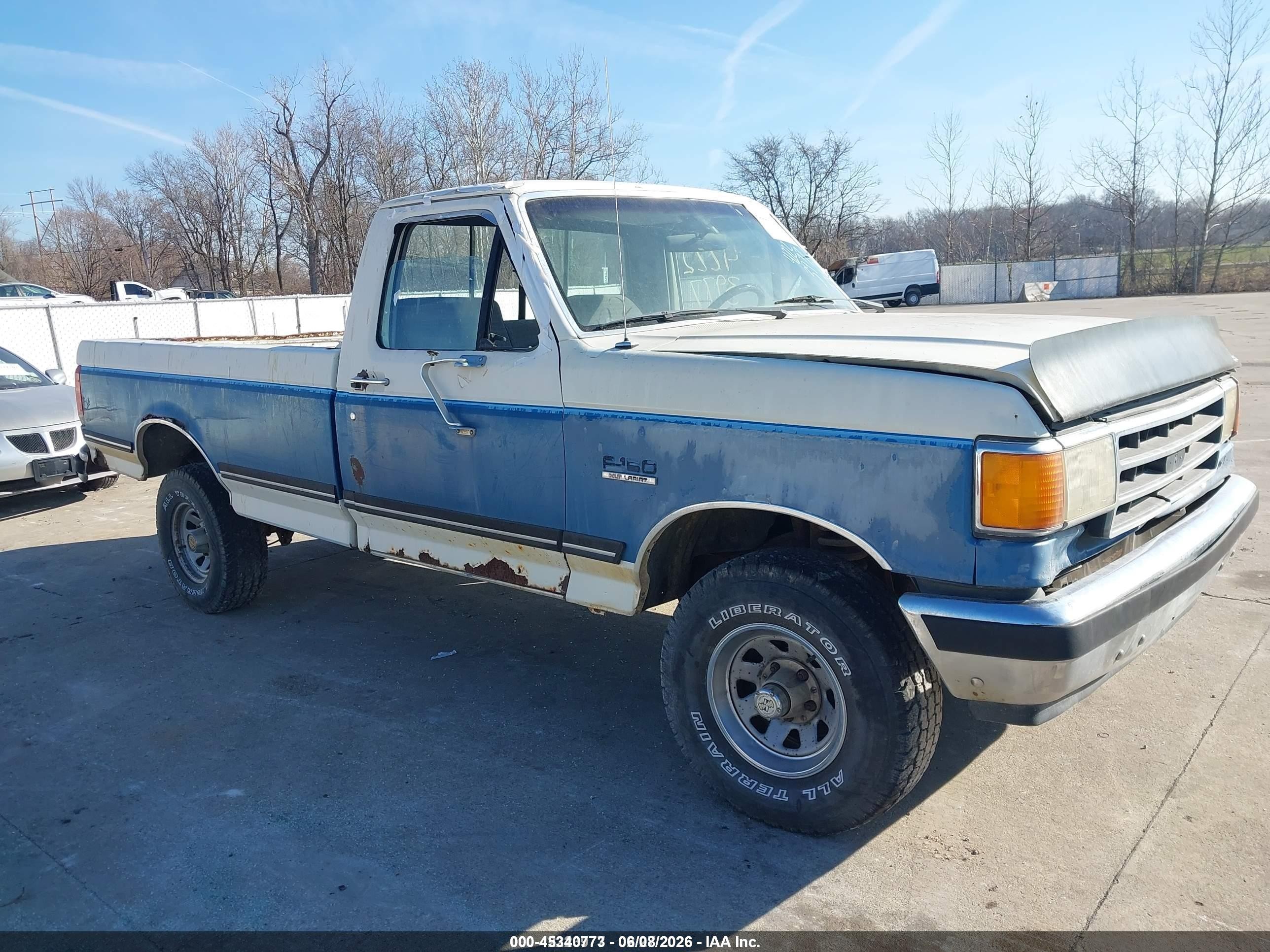 1990 Ford F-150, VIN 1FTEF14Y5LLA12691 — Side