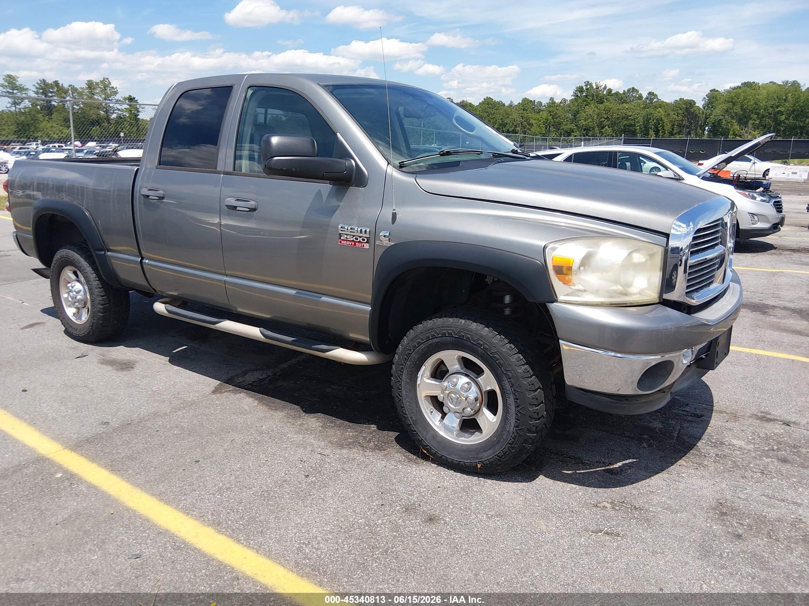 2009 Dodge 2500 SXT, VIN 3D7KS28L89G525917 — Обычный износ